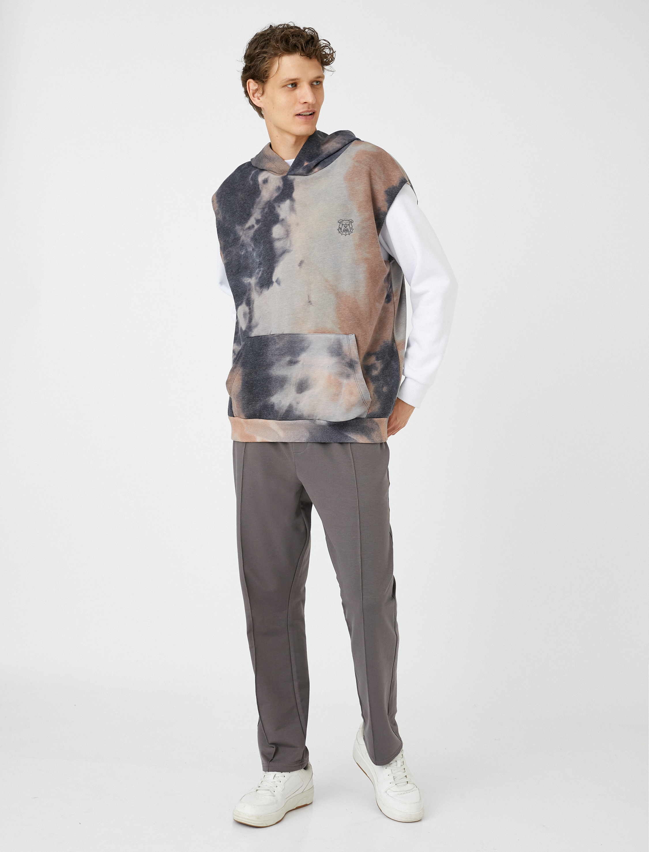   Eşofman Altı Dikiş Detaylı Beli Bağcıklı Cepli