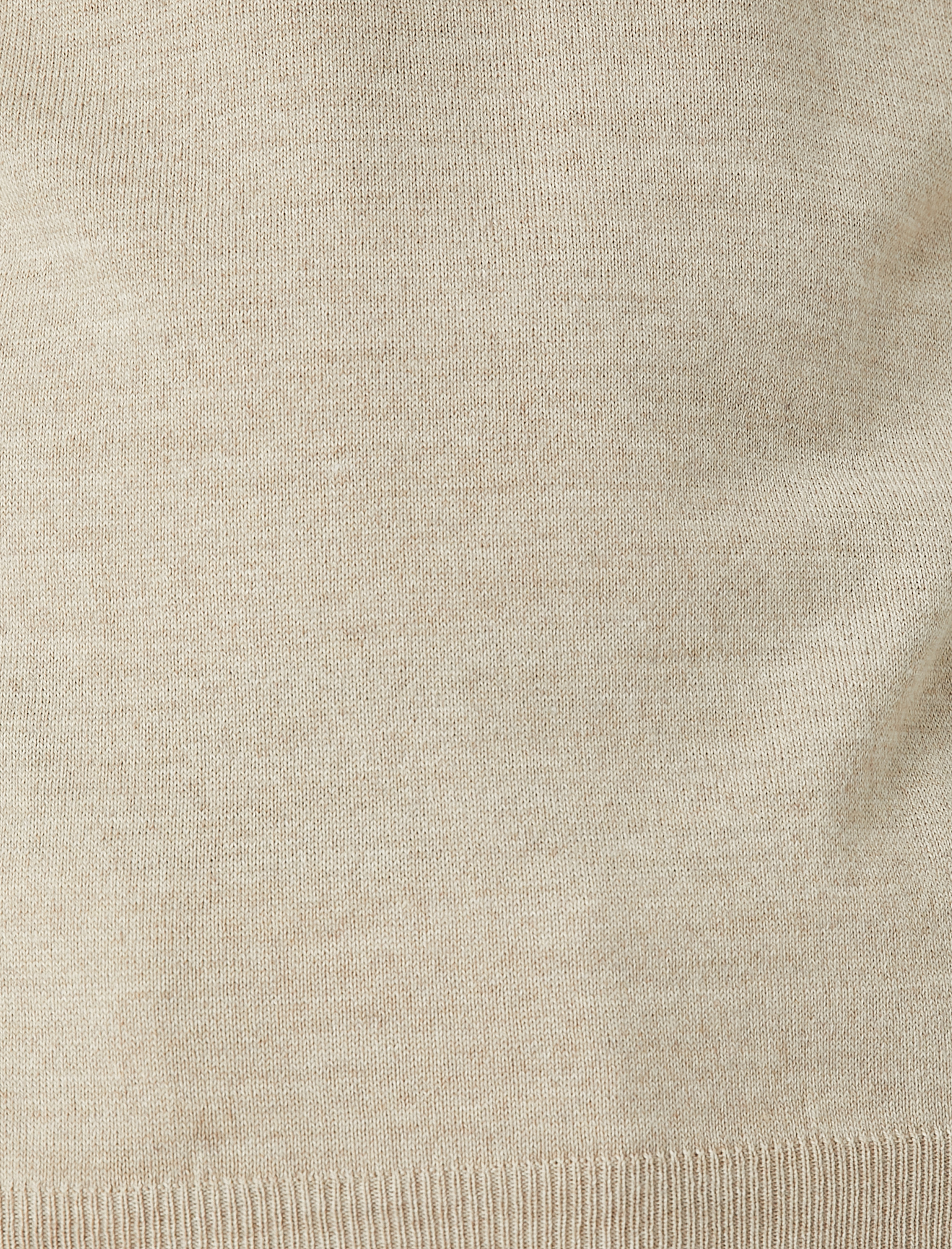   Basic Triko Kazak Yarım Balıkçı Yaka Uzun Kollu