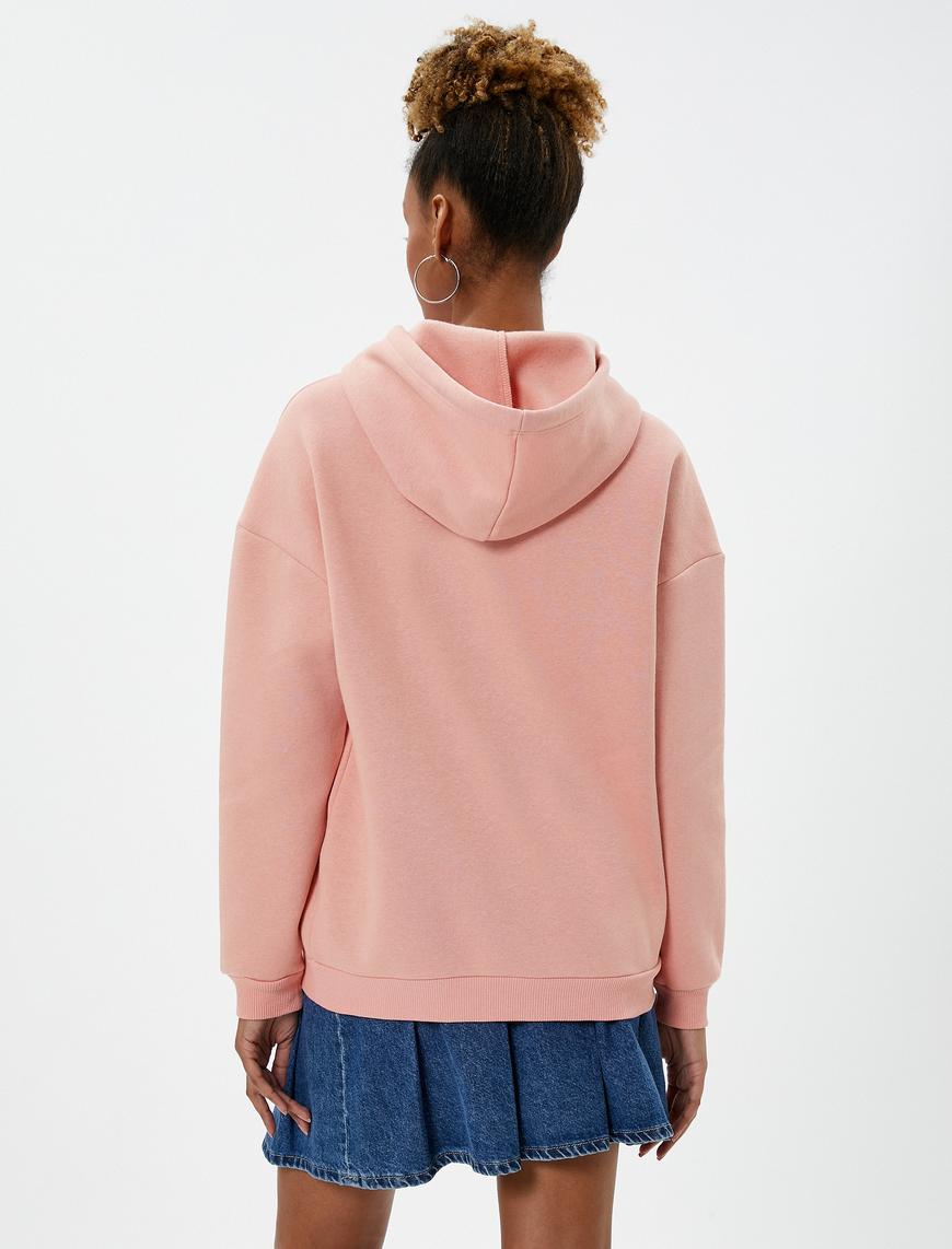   Anime Sweatshirt Kapüşonlu Uzun Kollu Baskılı
