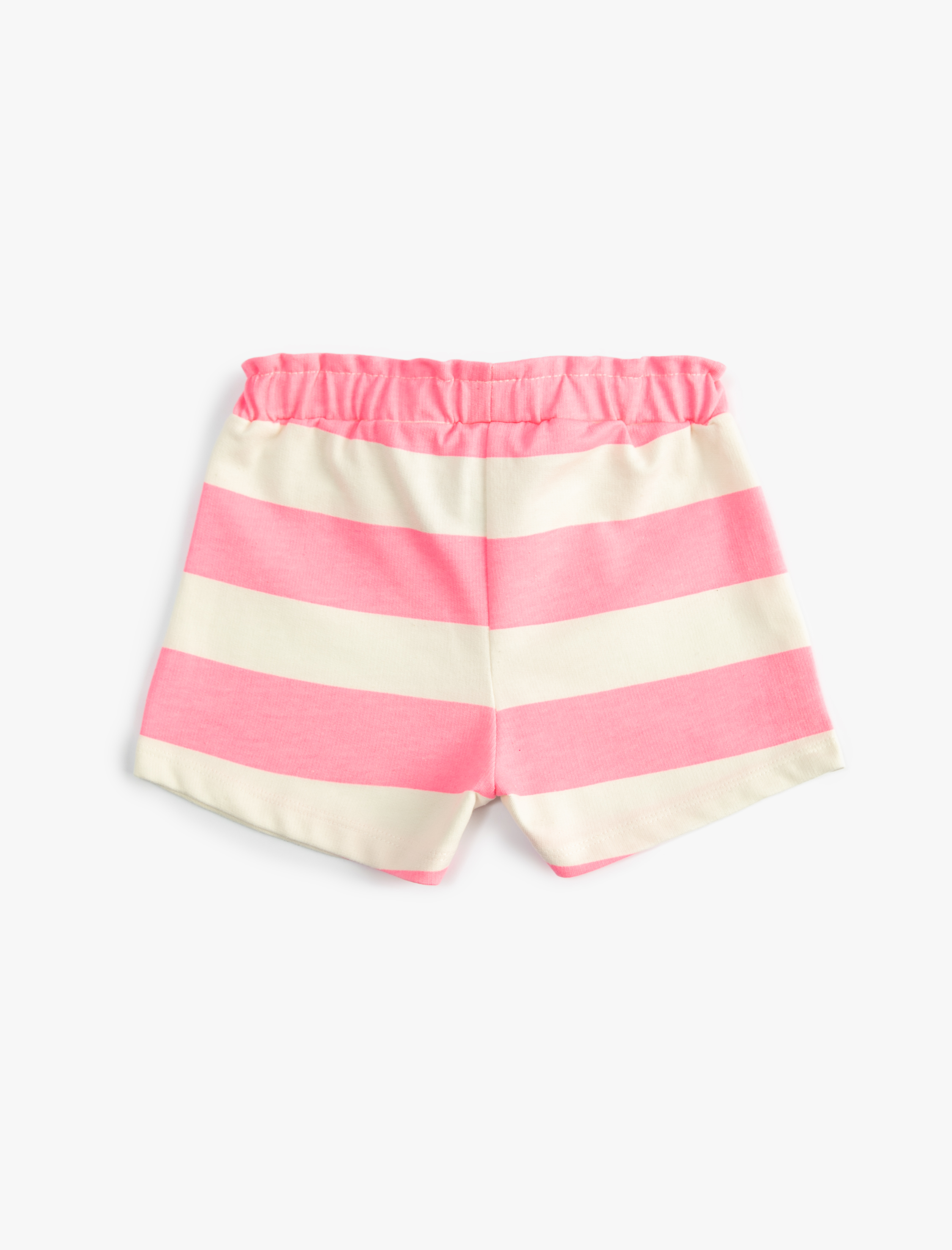  Kız Çocuk Şort Beli Bağlamalı Pamuklu