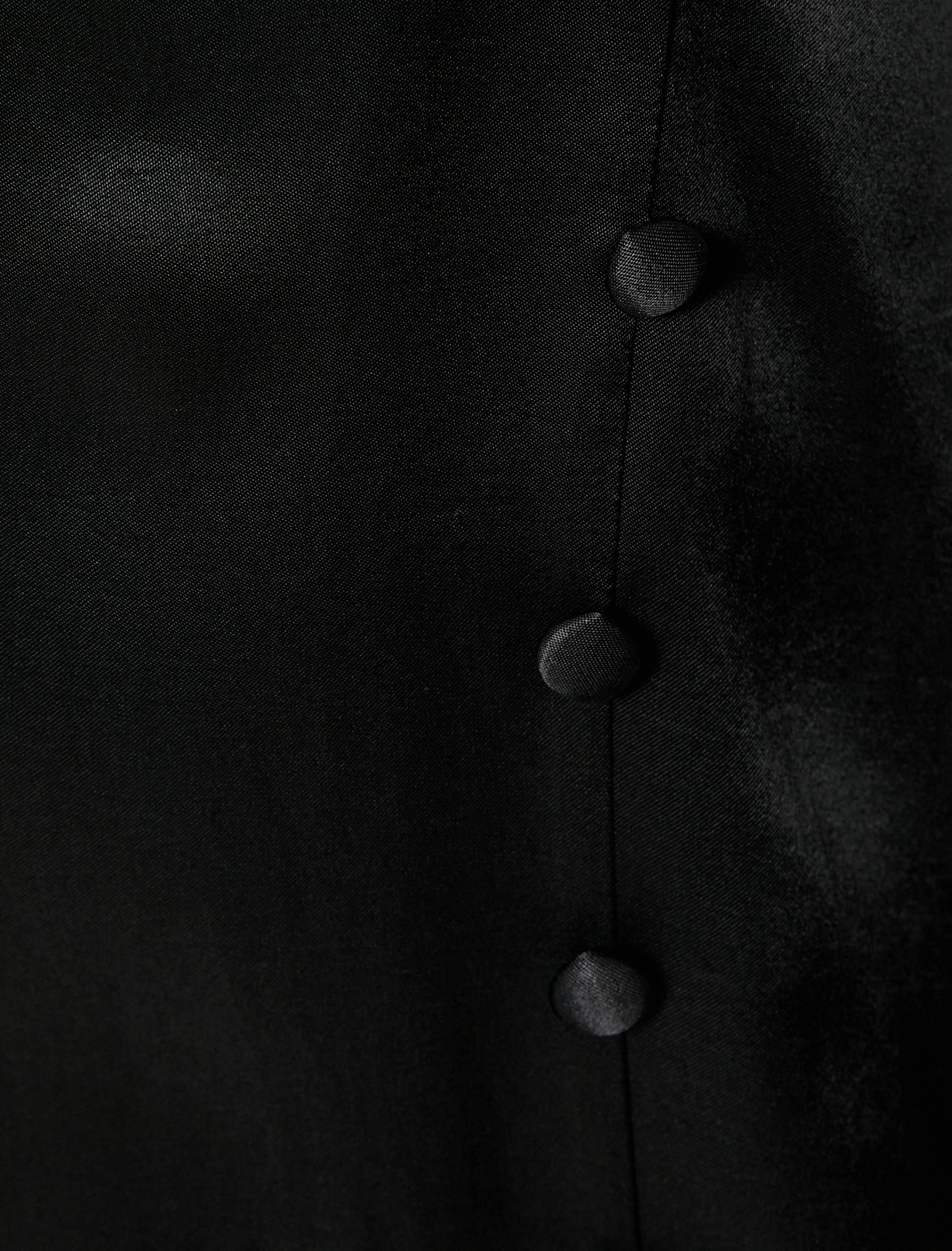   Saten Mini Elbise Anvelop Düğme Detaylı