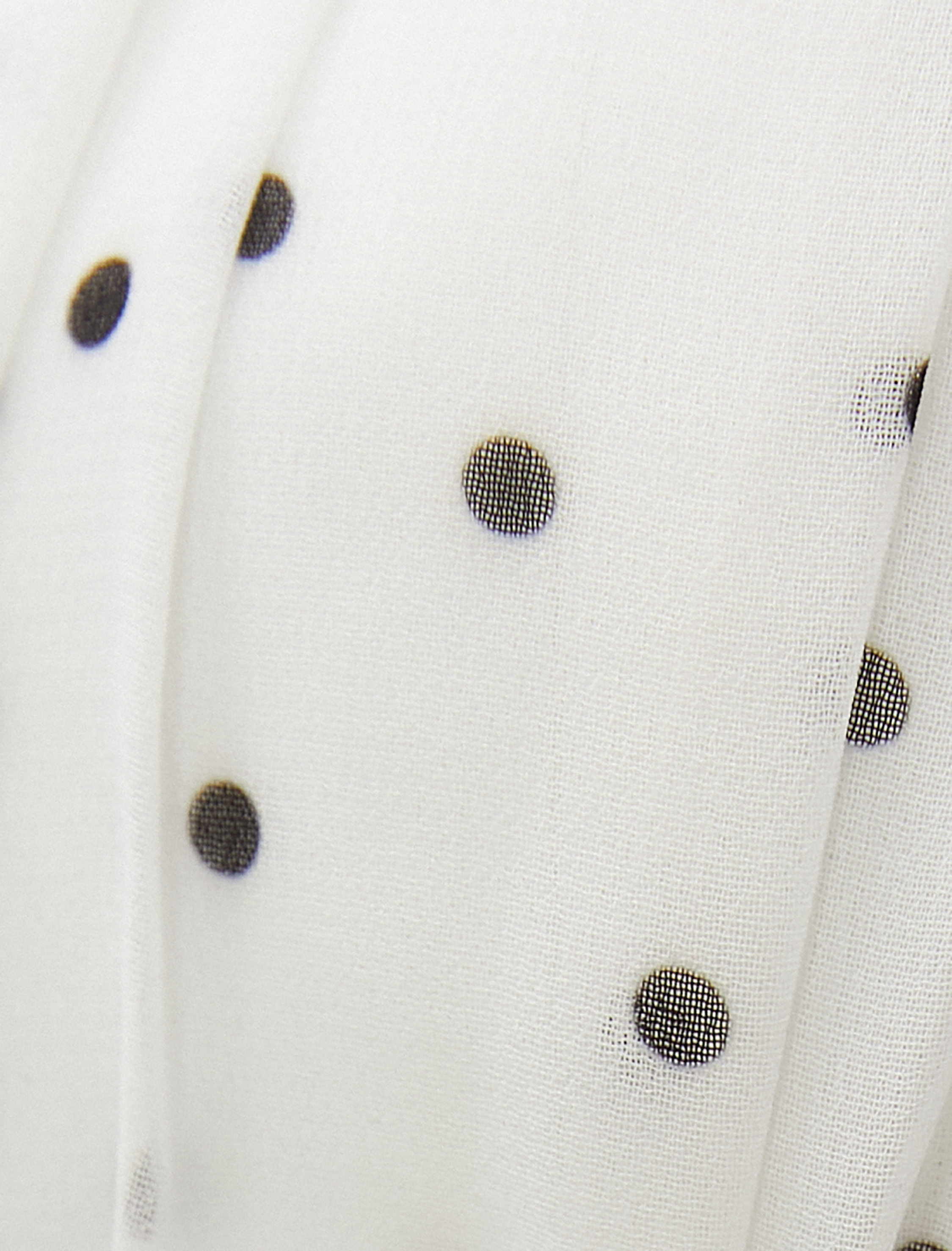 Puantiyeli Tüllü Üst Fiyonklu Askılı Büzgülü