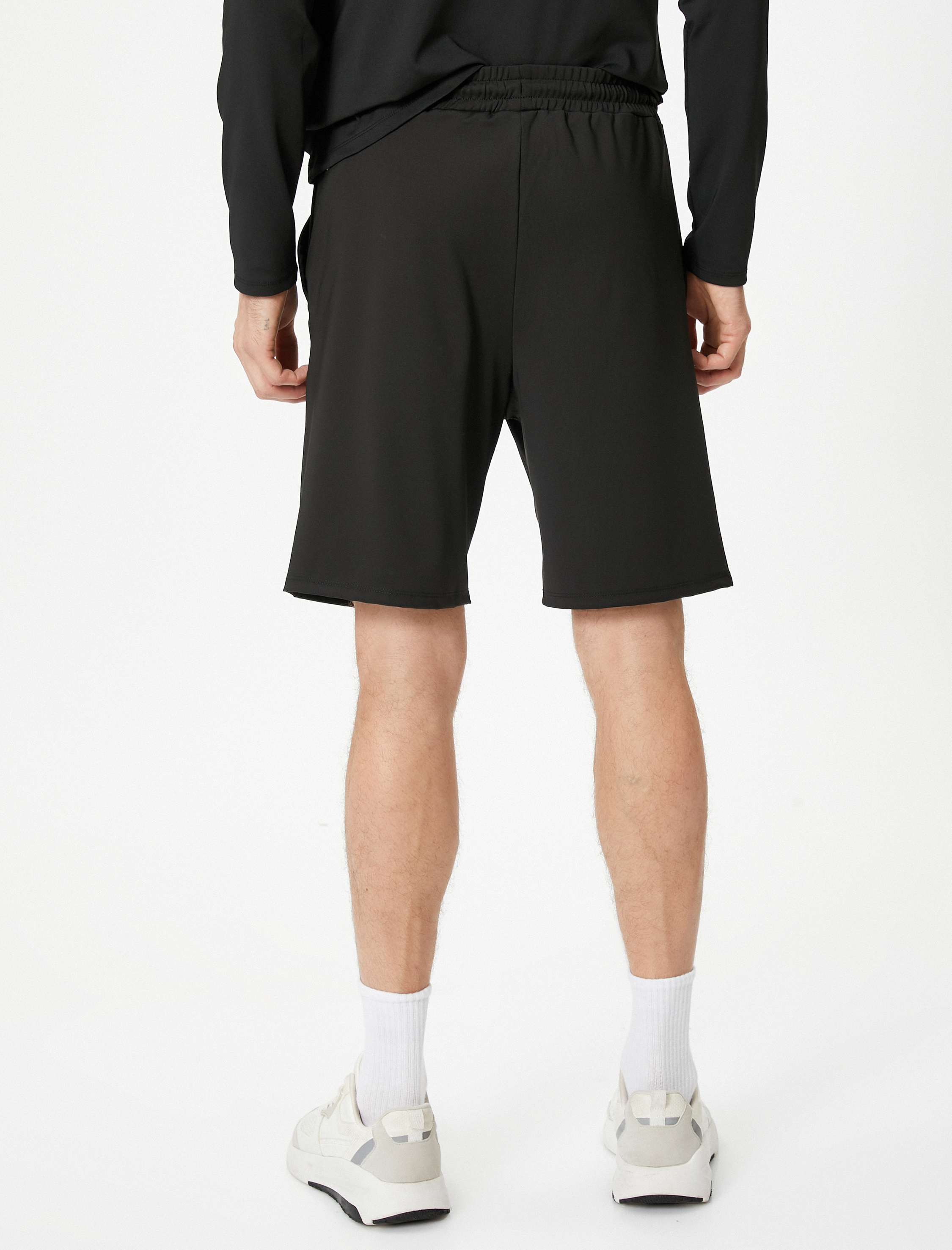   Spor Şort Beli Bağcıklı Cep Detaylı