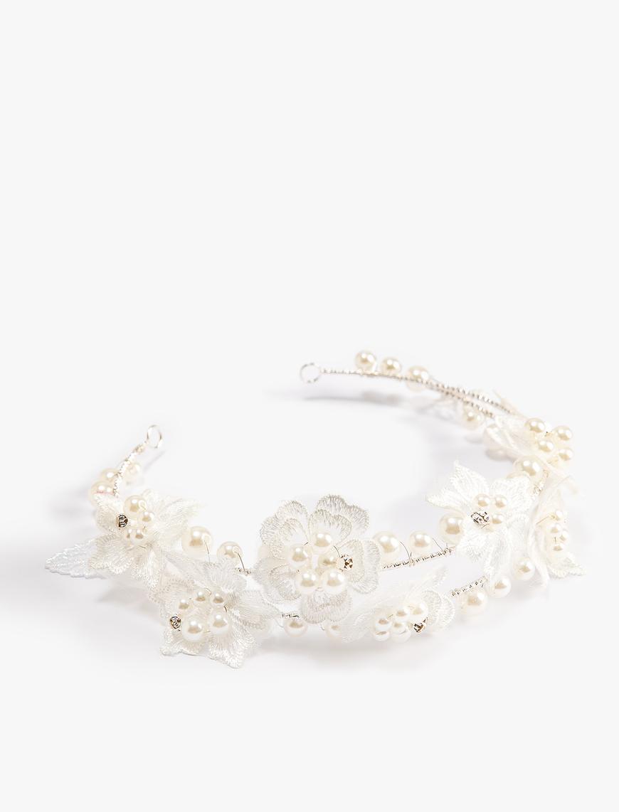  Kadın Bridal Taç İncili