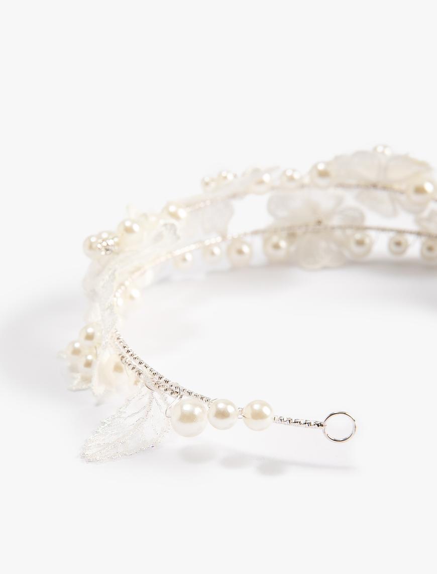  Kadın Bridal Taç İncili