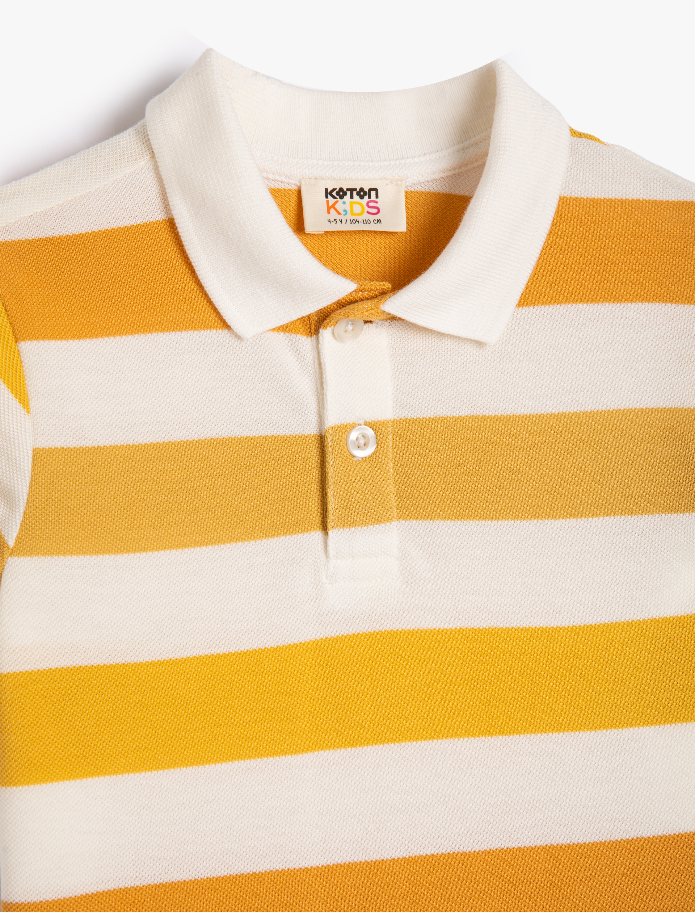  Erkek Çocuk Polo Tişört Kısa Kollu Düğmeli Pamuklu