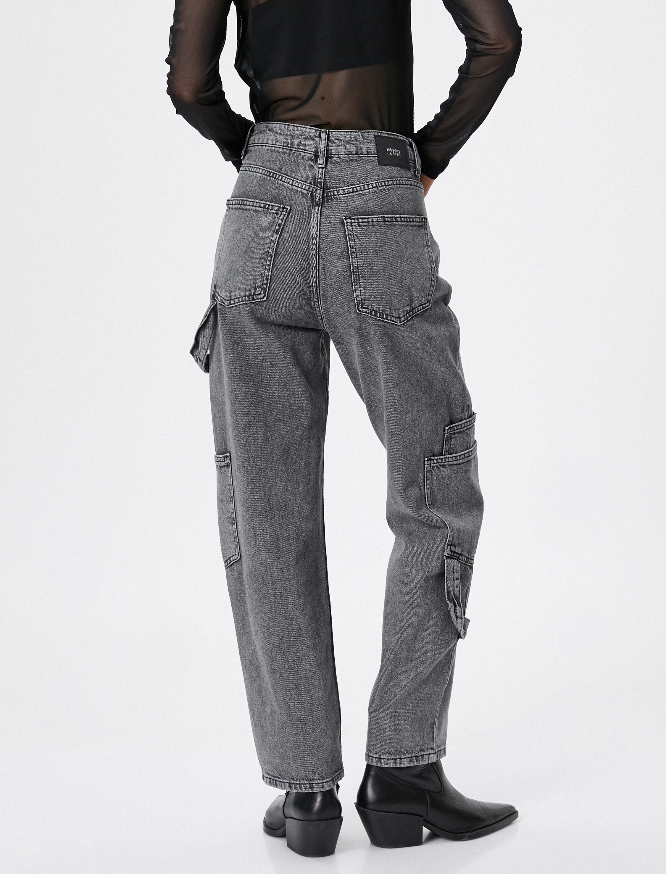   Yüksek Bel Kot Straight Jean Kot Pantolon Düz Paça - Eve Jeans