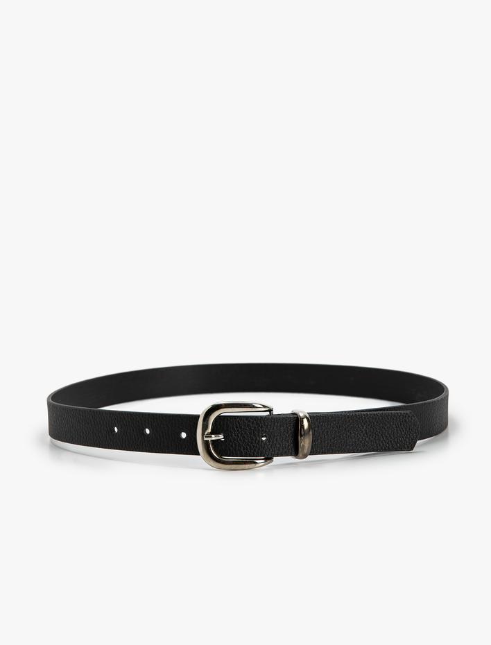 Kadın Kemer Suni Deri Metal Tokalı