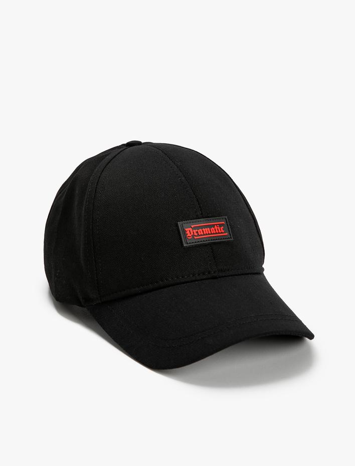 Kadın Cap Şapka Etiket Detaylı