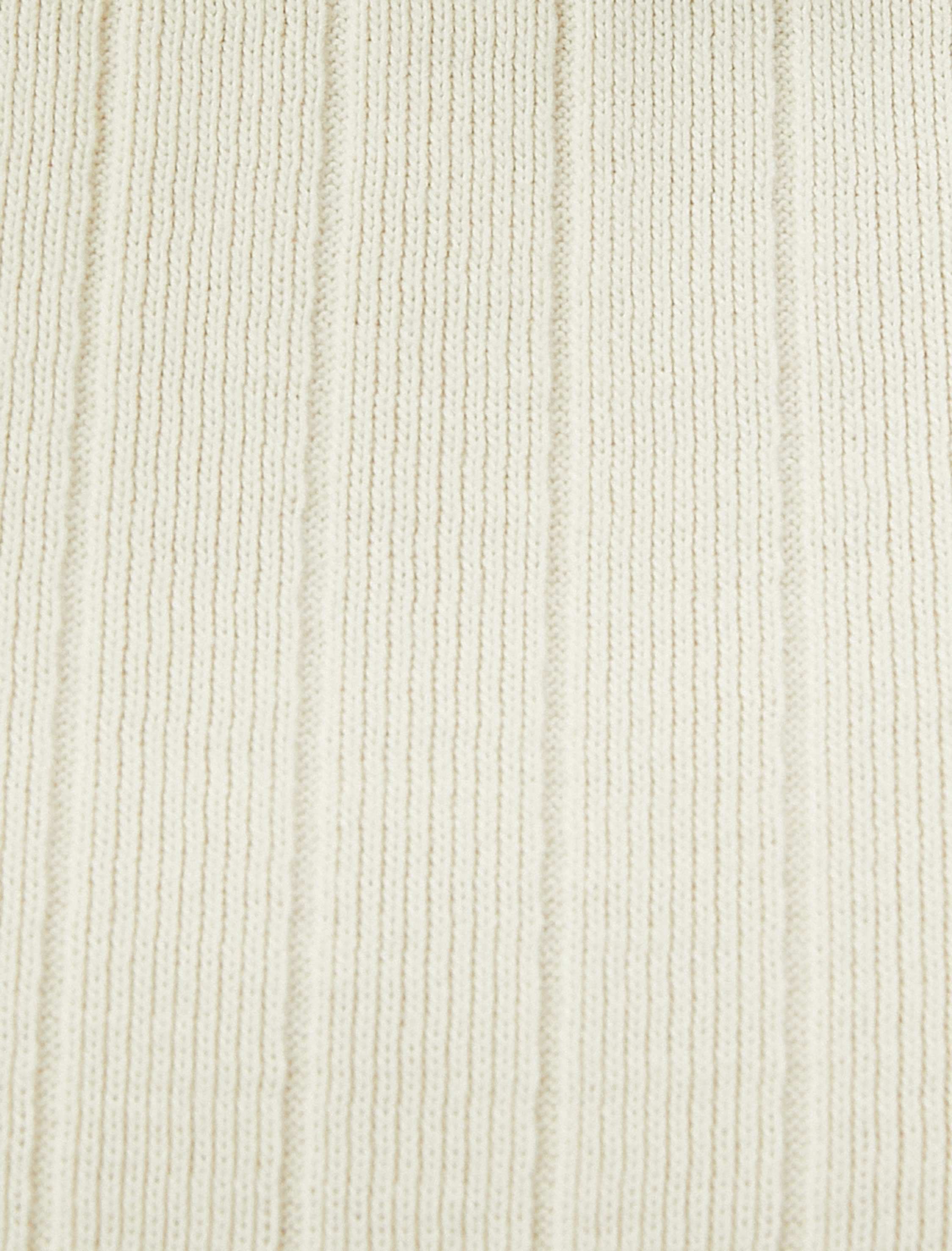   Yarım Balıkçı Yaka Kazak Triko Ribanalı Kısa Kollu