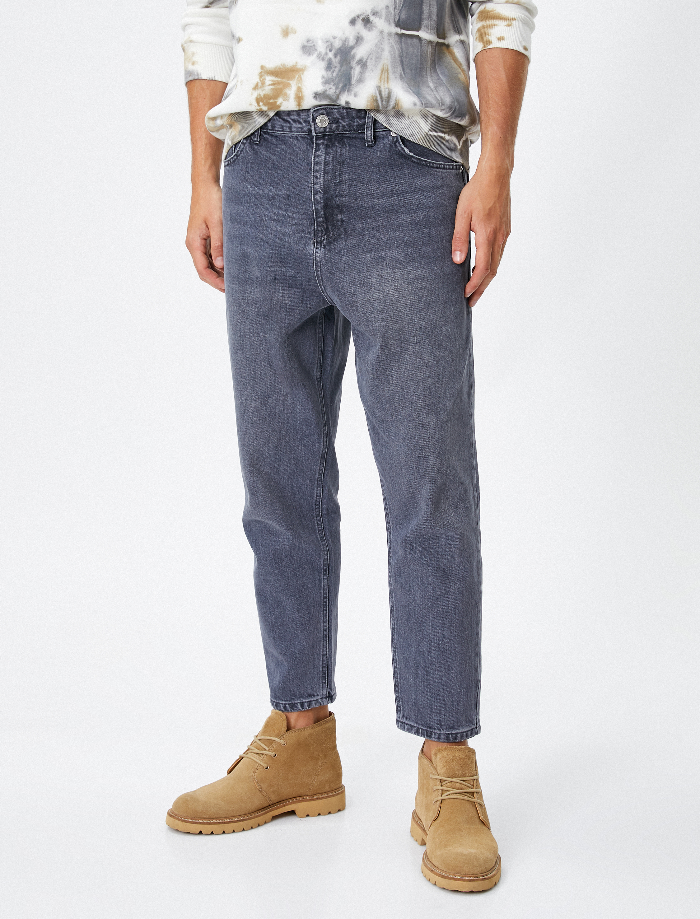   Loose Fit Kot Bol Pantolon - Steve Jean