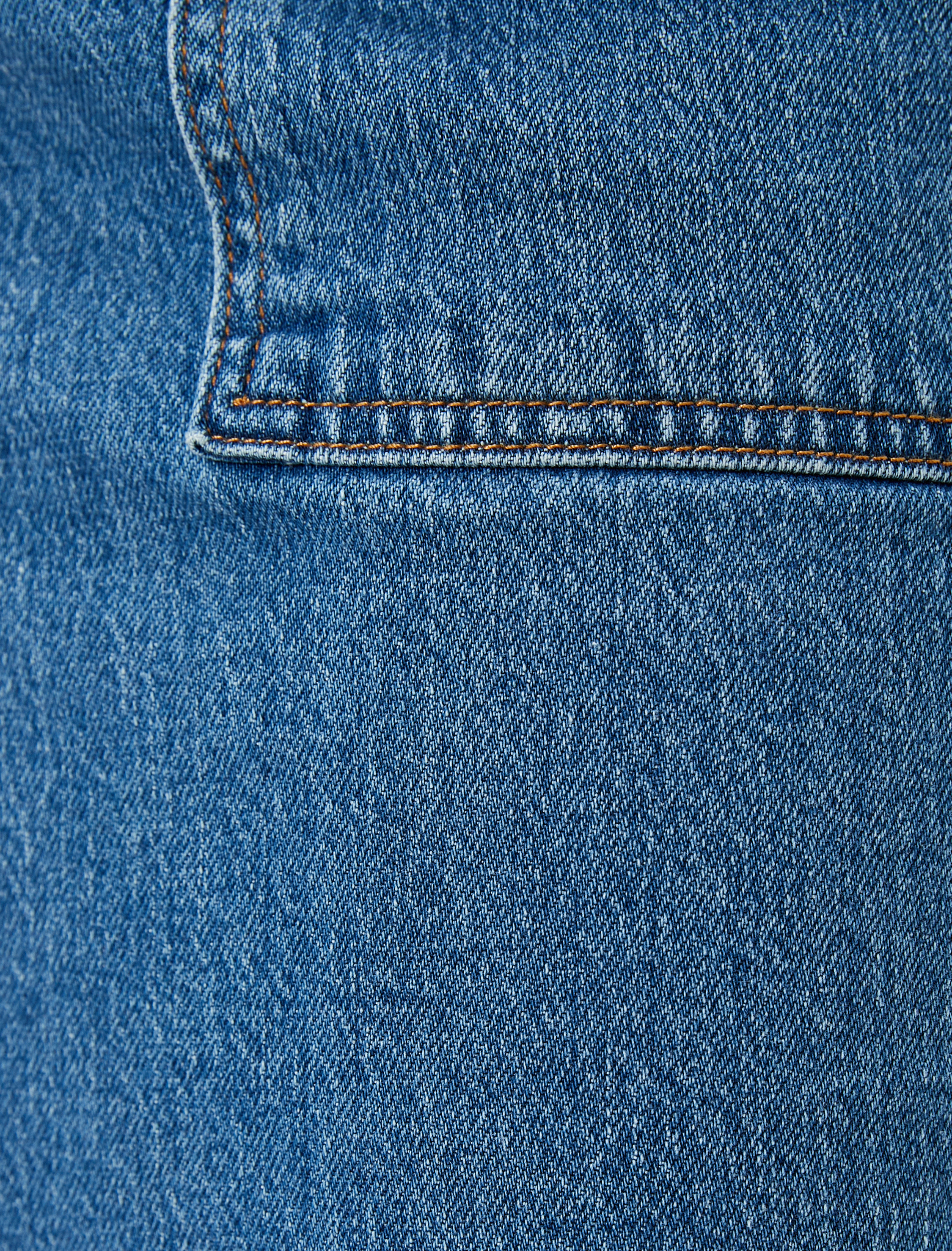   Midi Kot Etek Yırtmaç Detaylı Cepli Fermuarlı