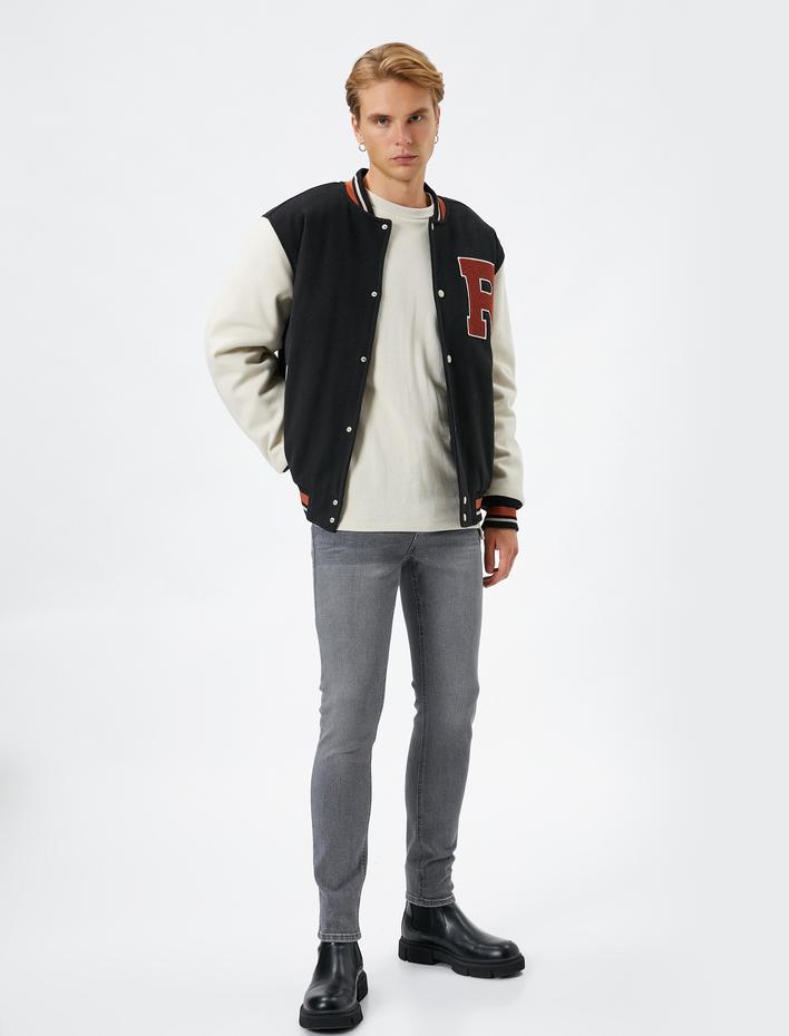  Skinny Fit Kot Pantolon - Michael Jean