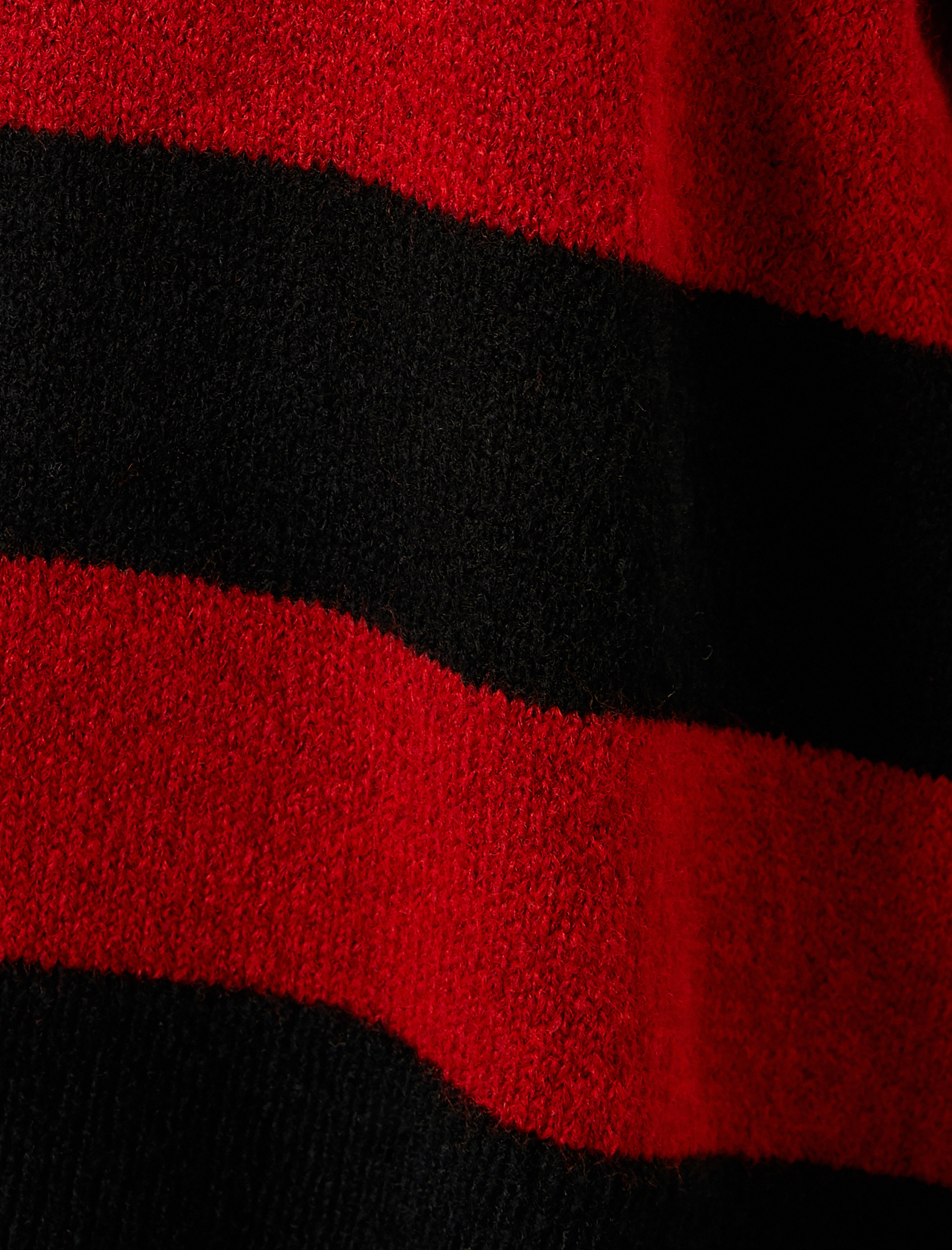   Basic Triko Kazak Bisiklet Yaka Düşük Omuzlu