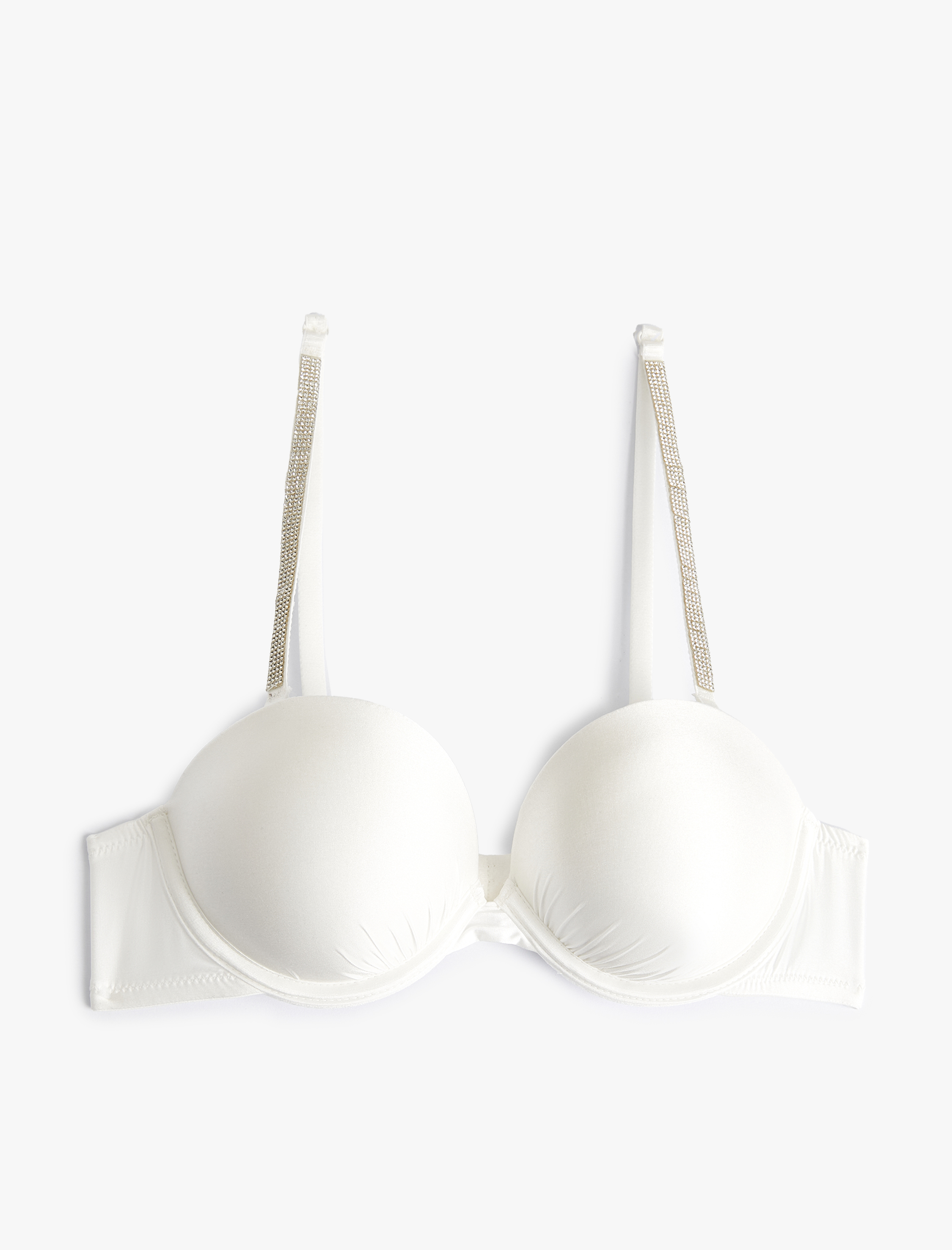   Taşlı Sütyen Destekli Ekstra Dolgulu Balenli Bridal