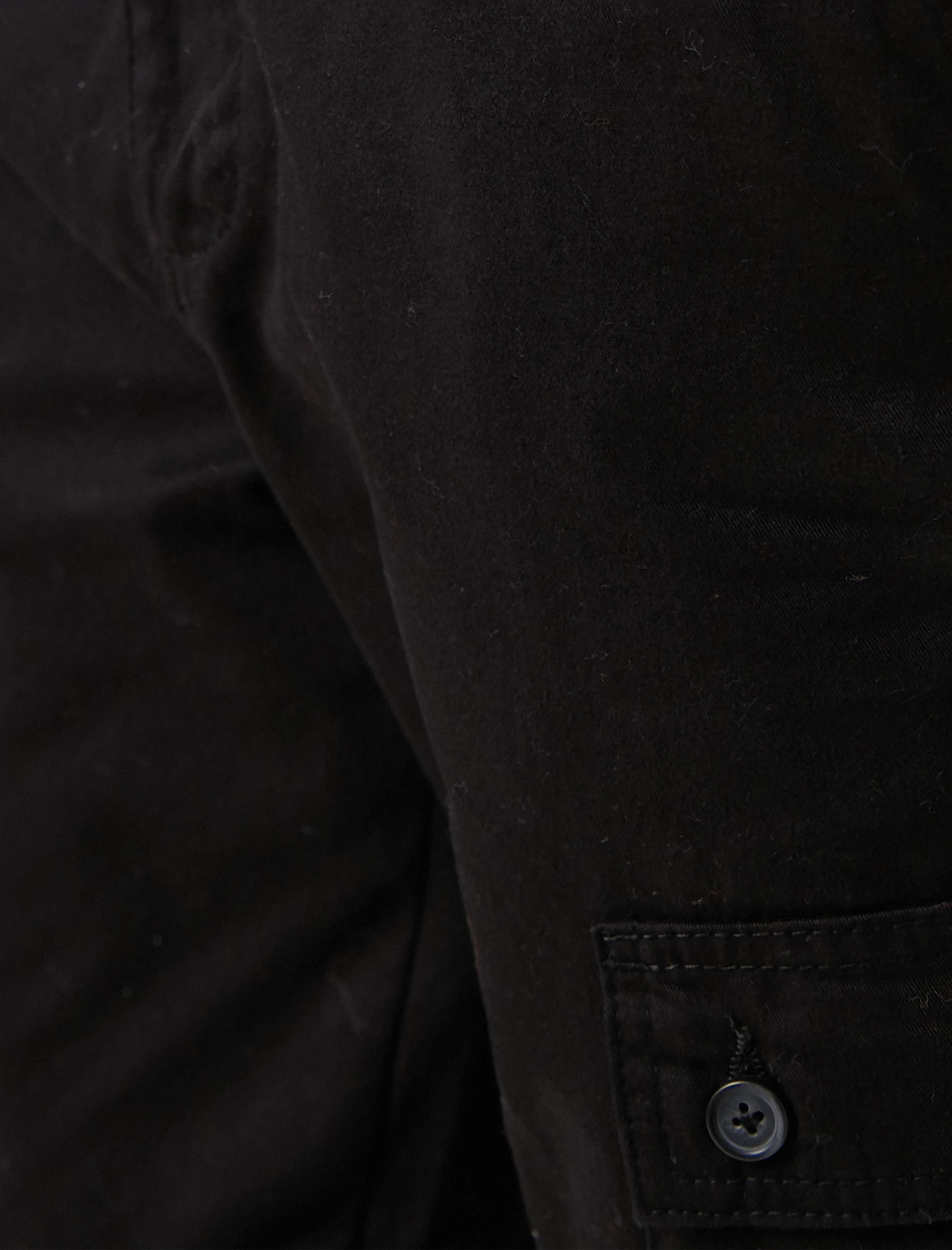   Pamuklu Gabardin Kargo Pantolon