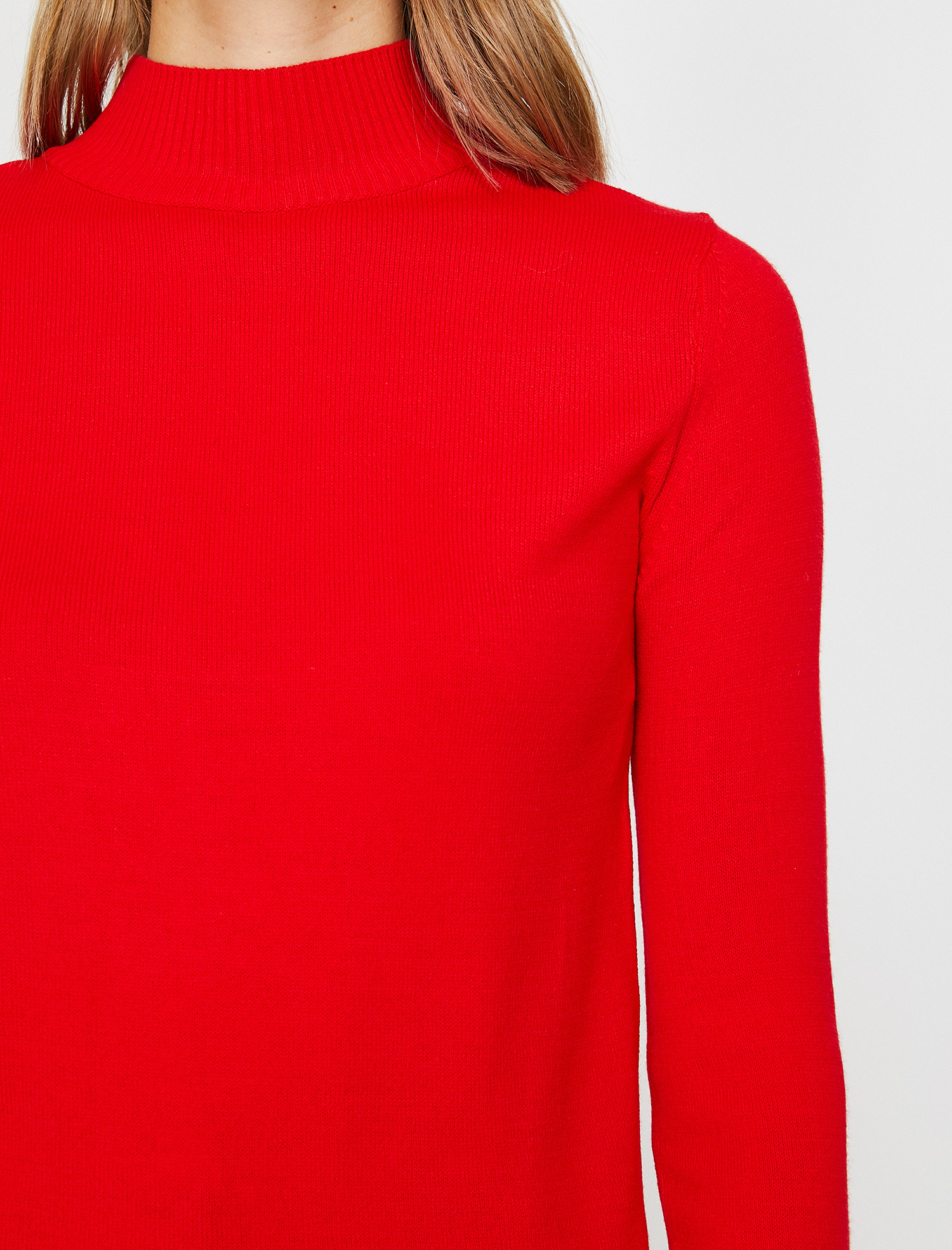   Boğazlı Triko Kazak