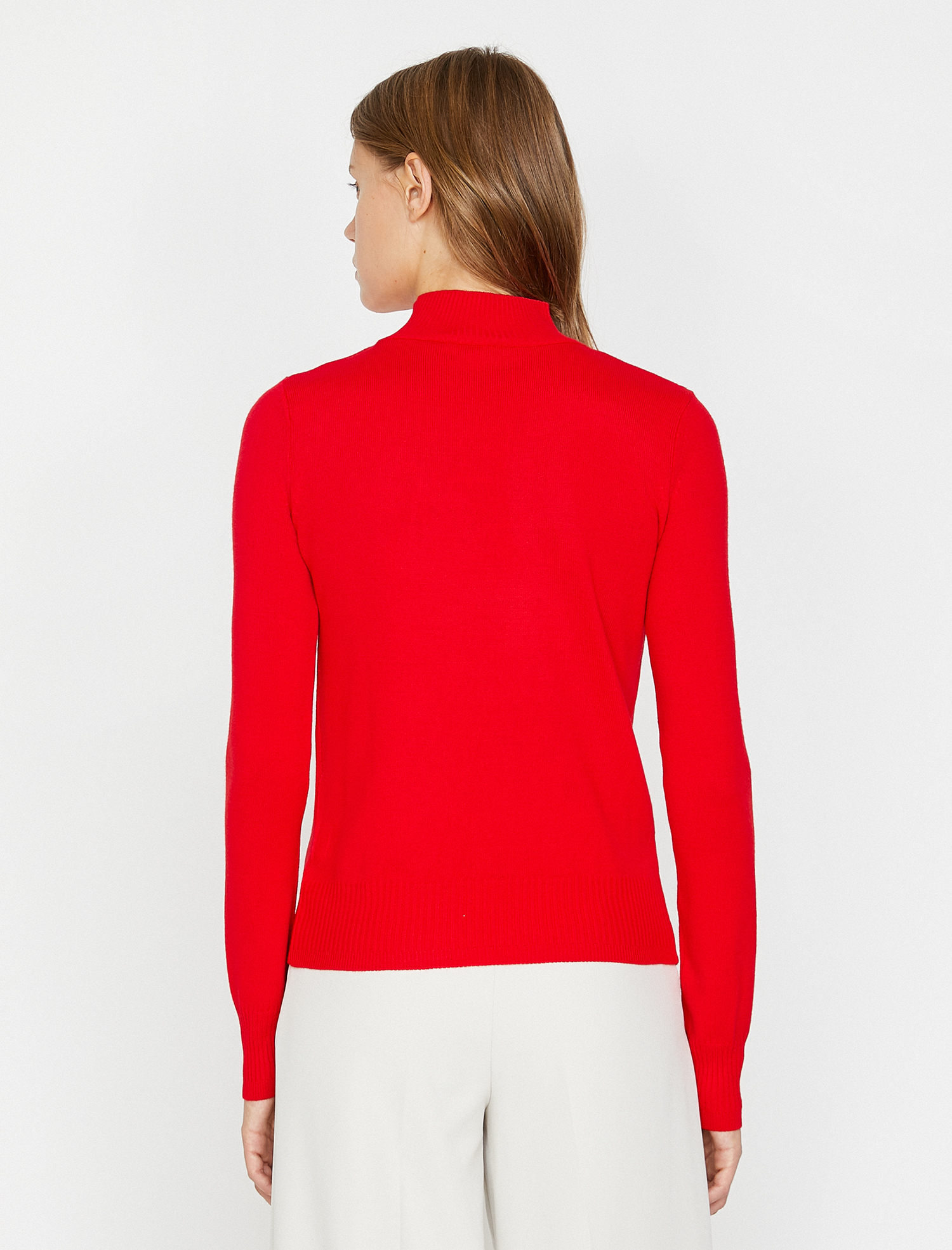   Boğazlı Triko Kazak