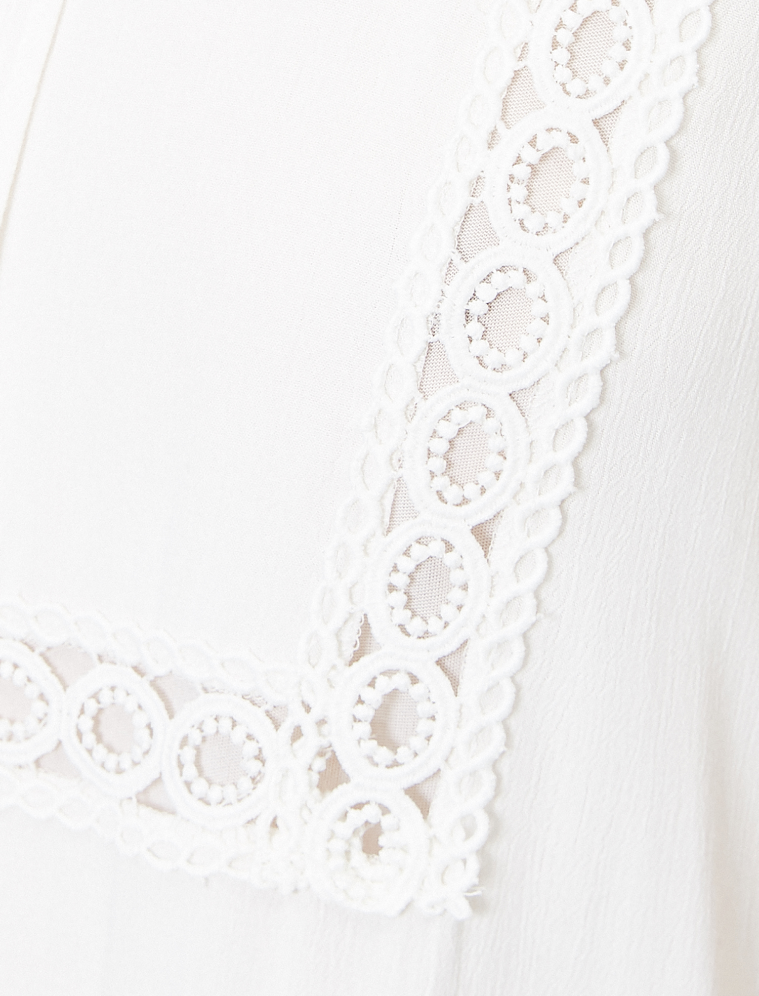   Dantel Detaylı Viskon Siyah Elbise