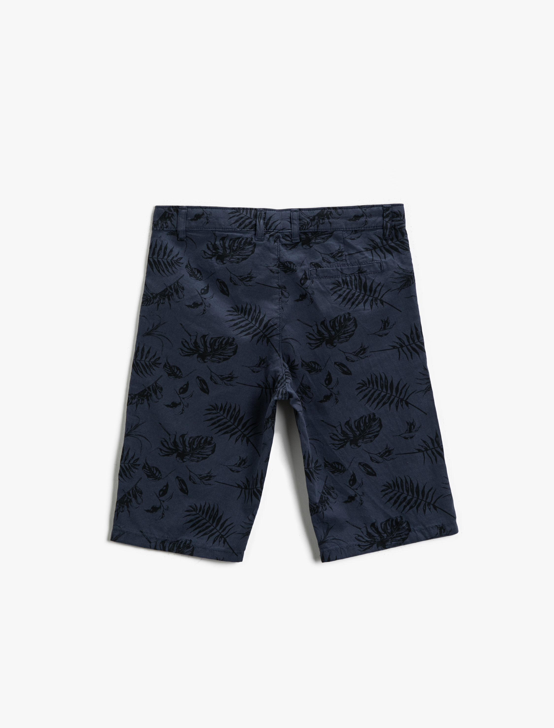  Erkek Çocuk Yaprak Desenli Şort Pamuklu