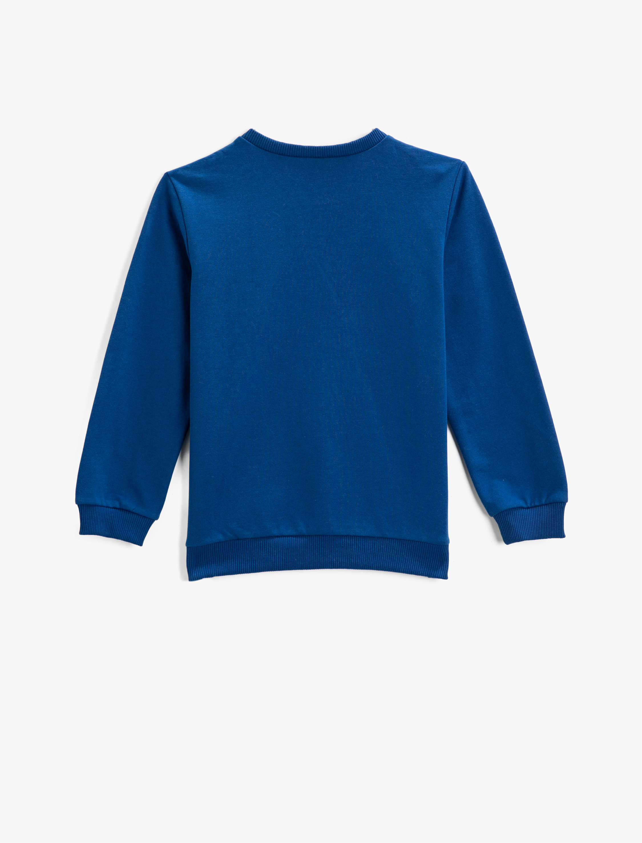  Erkek Çocuk Yazılı Baskılı Bisiklet Yaka Şardonlu Sweatshirt