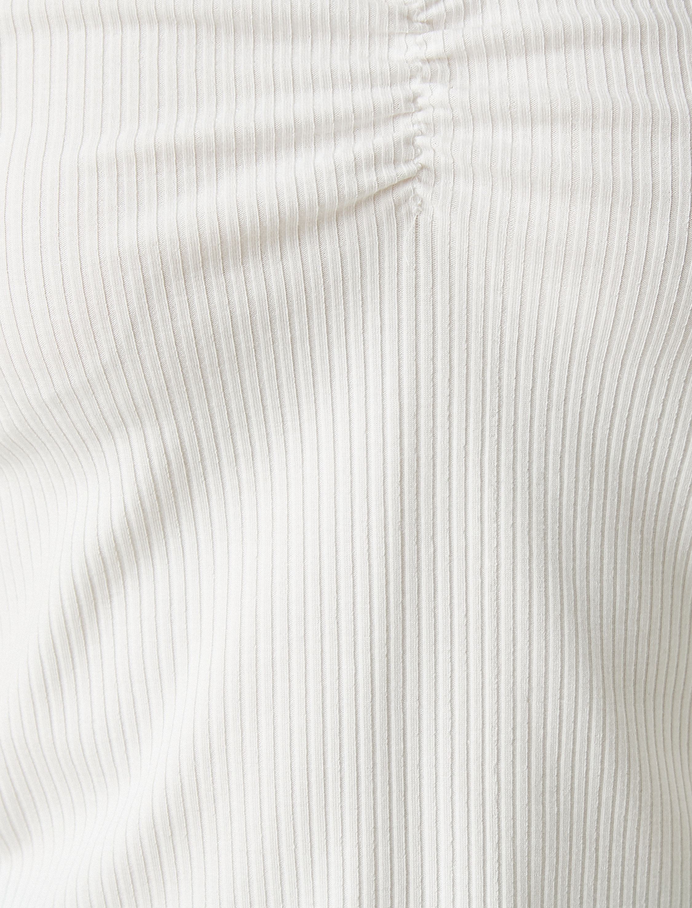   Kısa Kollu Fırfırlı Basic Tişört