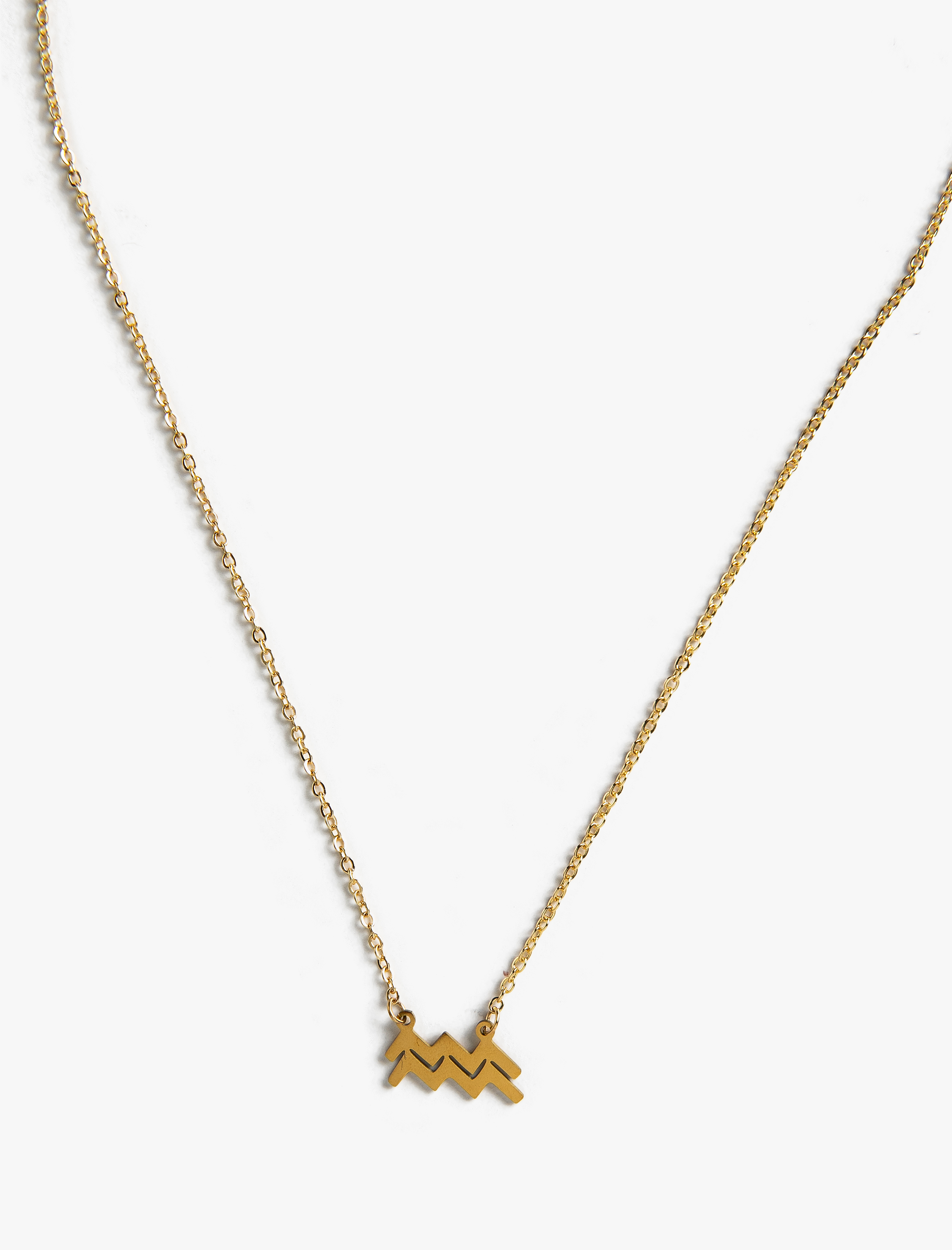  Kadın Kova Burcu Zincir Kolye