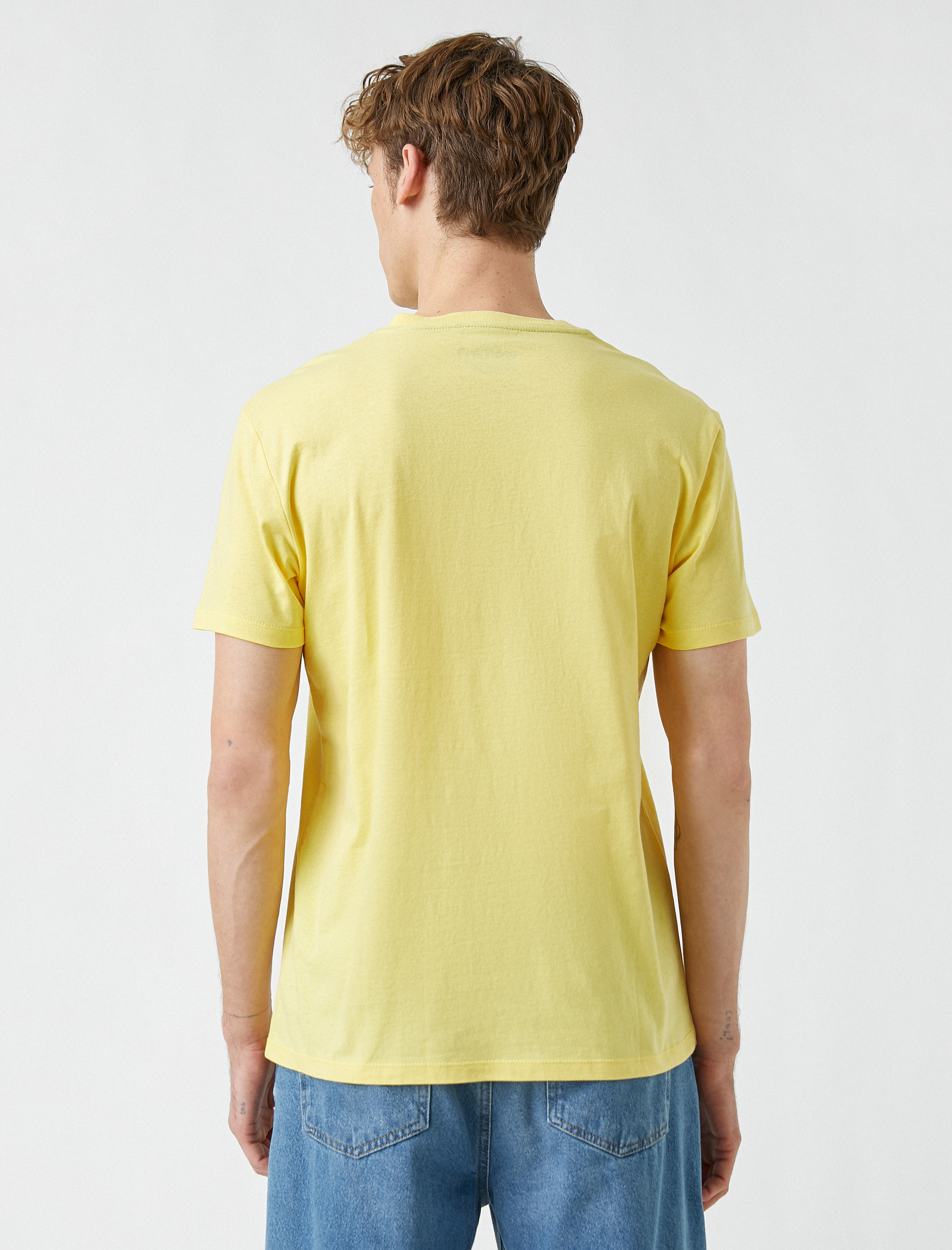   Basic Tişört Bisiklet Yaka