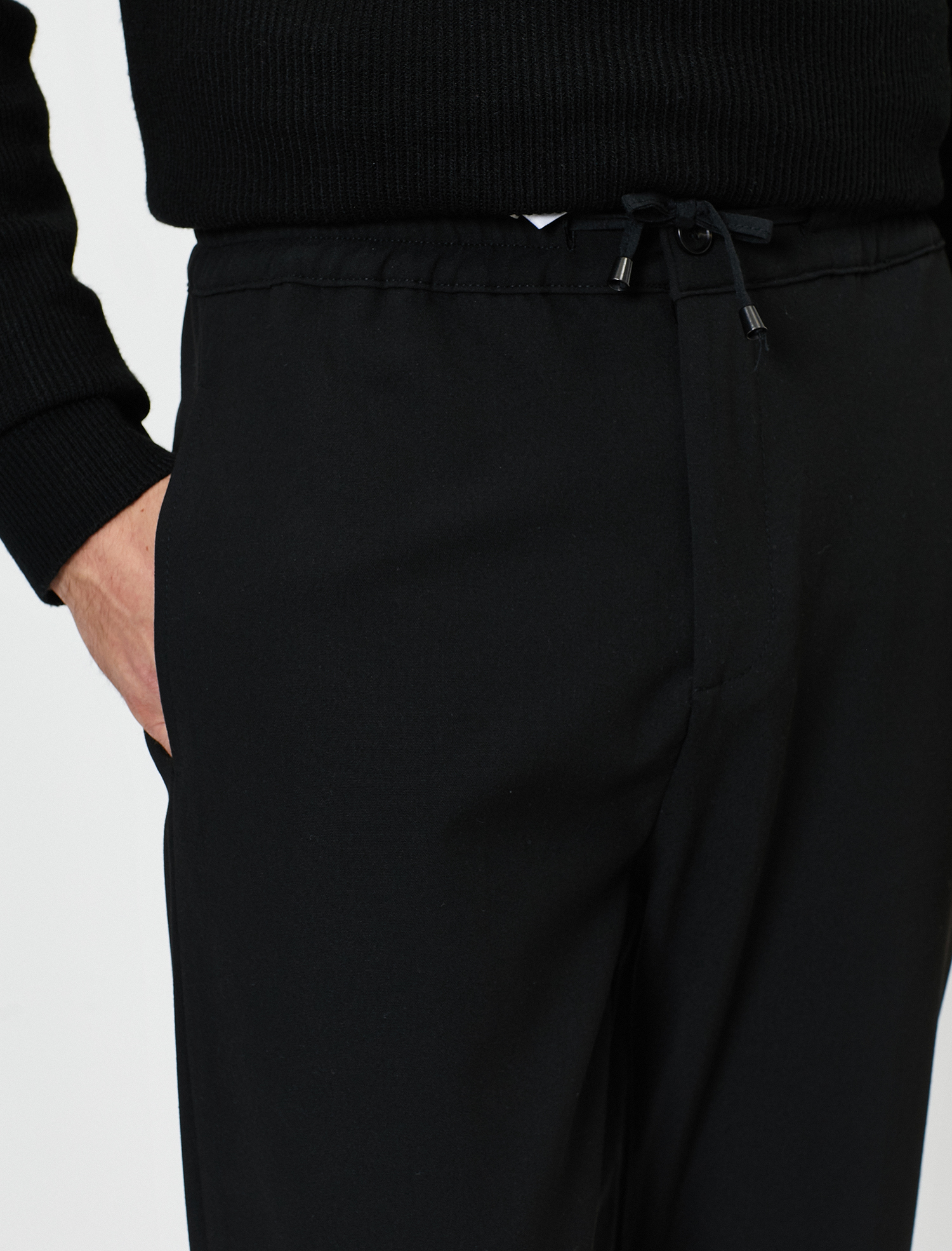   Beli Bağlamalı Lastikli Rahat Fit Pantolon