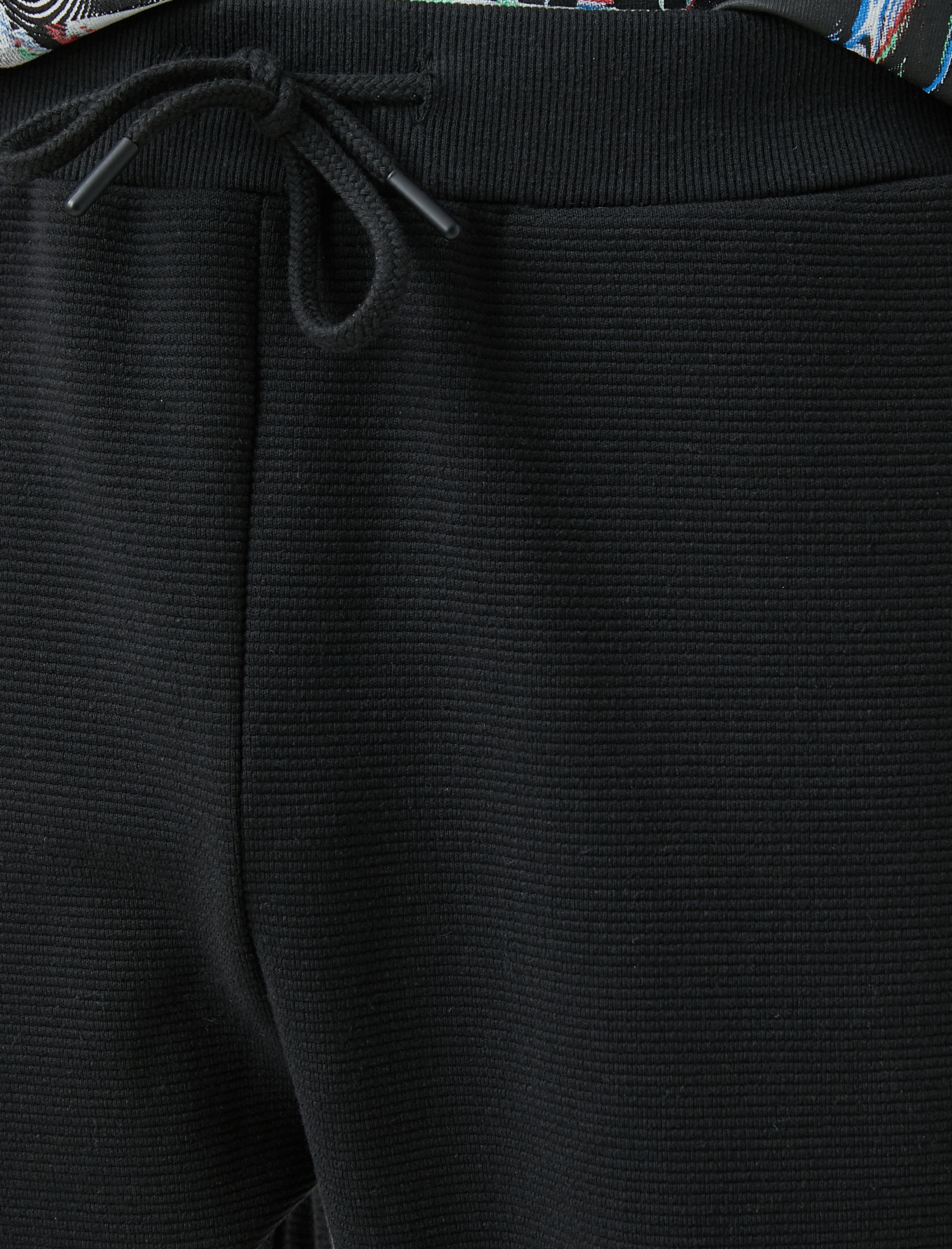   Jogger Eşofman Altı Beli Bağcıklı Dar Kesim Fermuar Cepli