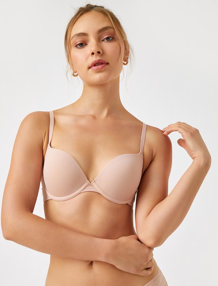  Push Up Sütyen Destekli Dolgulu Kaplı Balenli