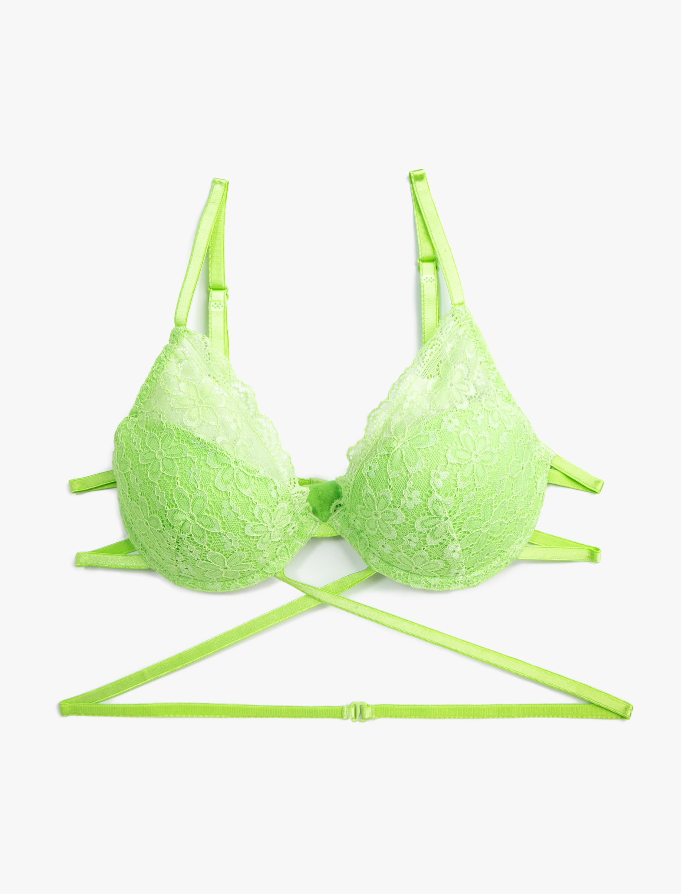   Dantelli Sütyen Çapraz Bağlama Detaylı