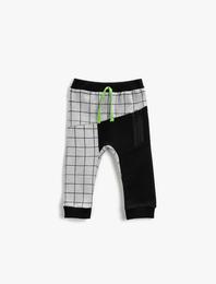 Belden Bağlamalı Jogger Çizgili Eşofman Altı