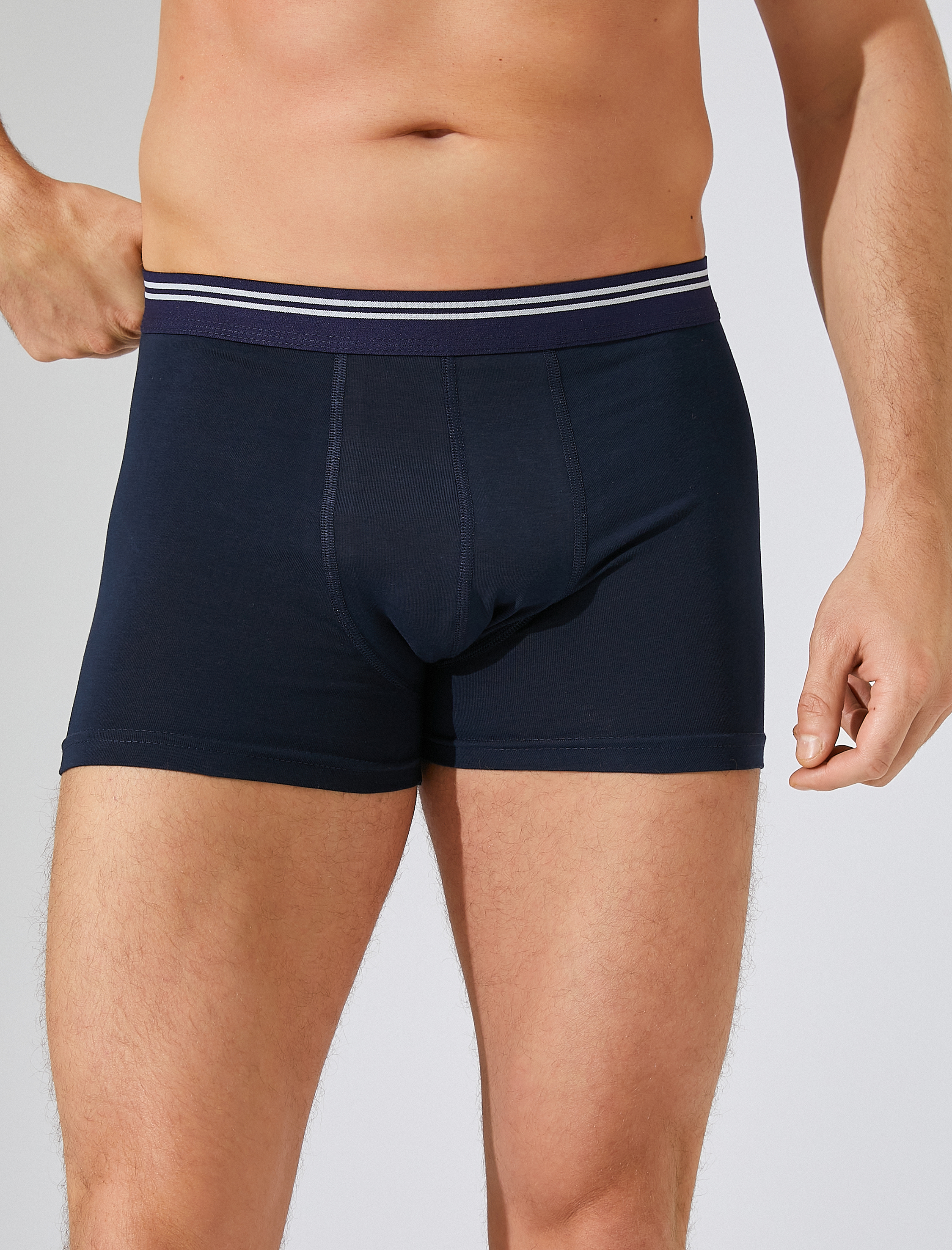 Pamuklu Desenli 3'lü Şort