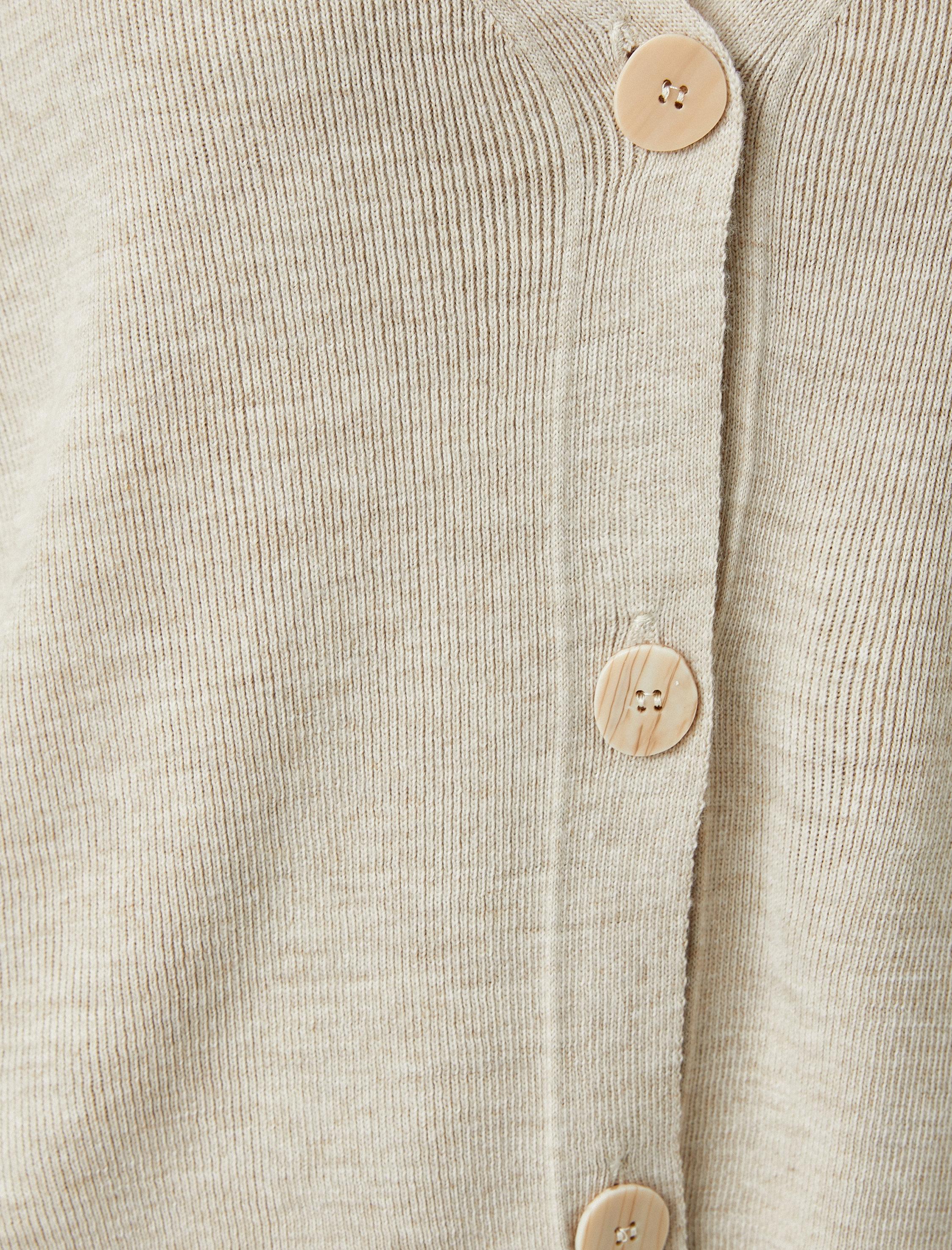   Düğmeli Crop Hırka