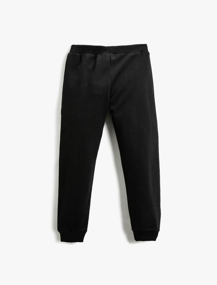 Kız Çocuk Unicorn Baskılı Jogger Eşofman Altı Beli Lastikli