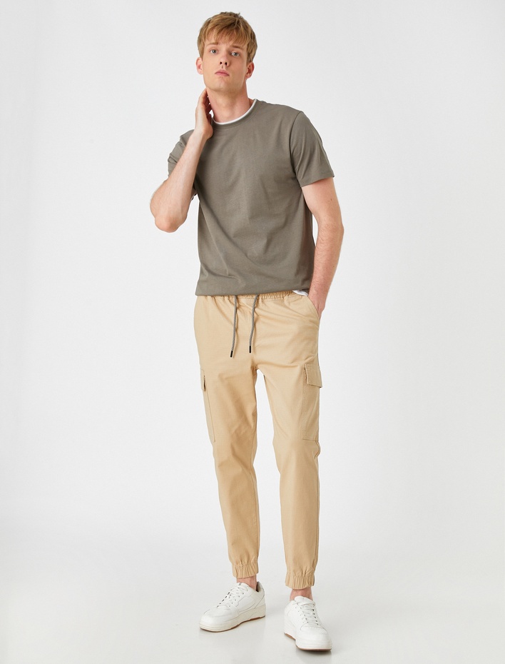  Bağcıklı Kargo Pantolon