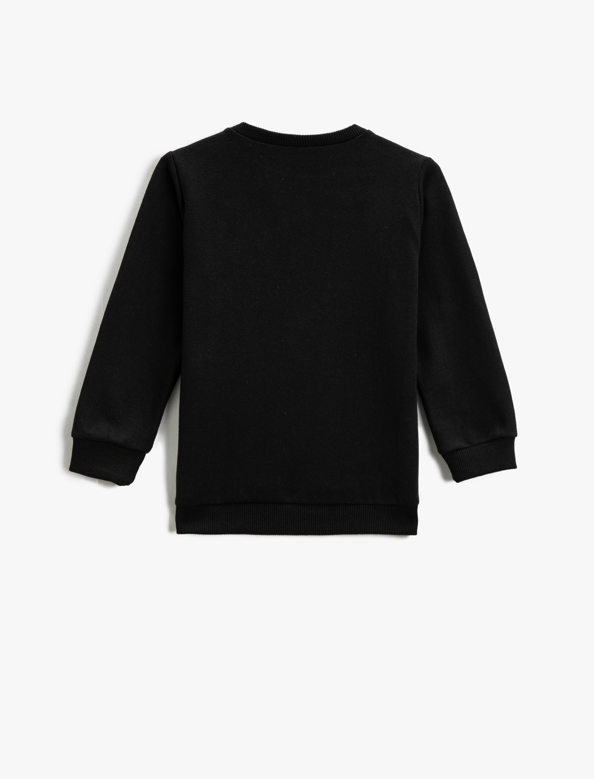  Erkek Çocuk Sweatshirt Uzun Kollu Baskılı Bisiklet Yaka