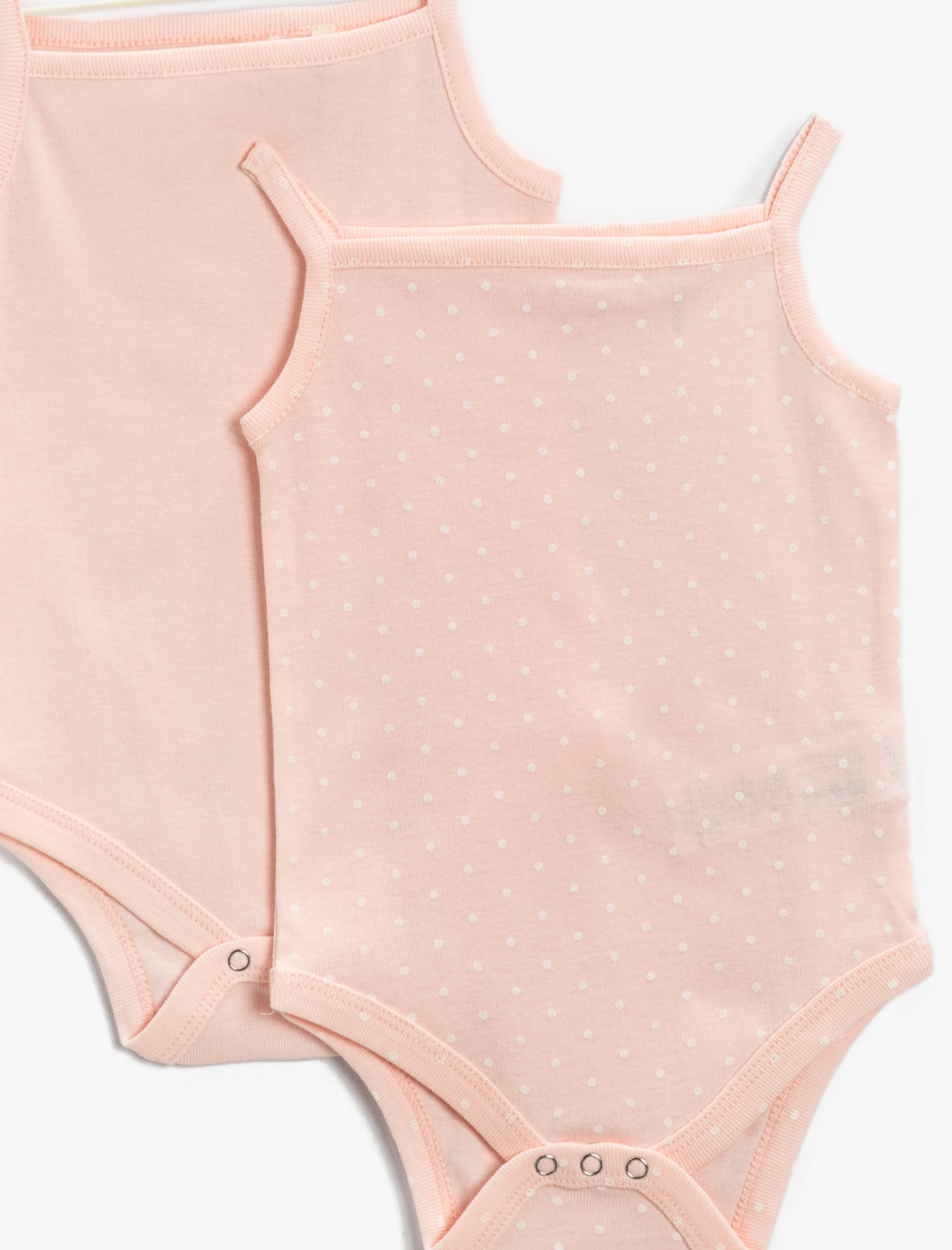  Kız Bebek 2'li Çıtçıtlı Body Seti Pamuklu