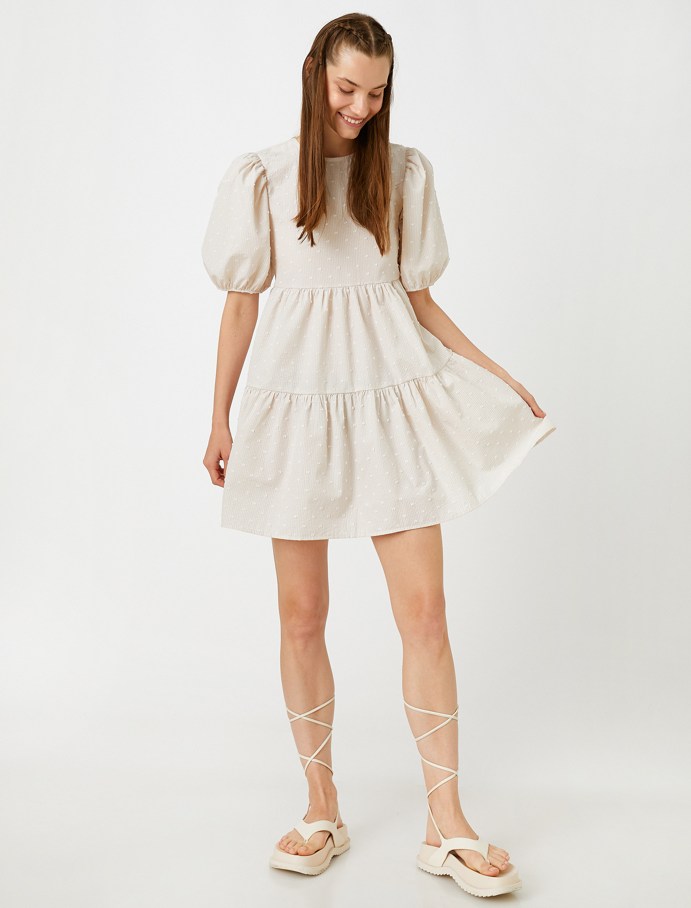   Sırt Detaylı Elbise