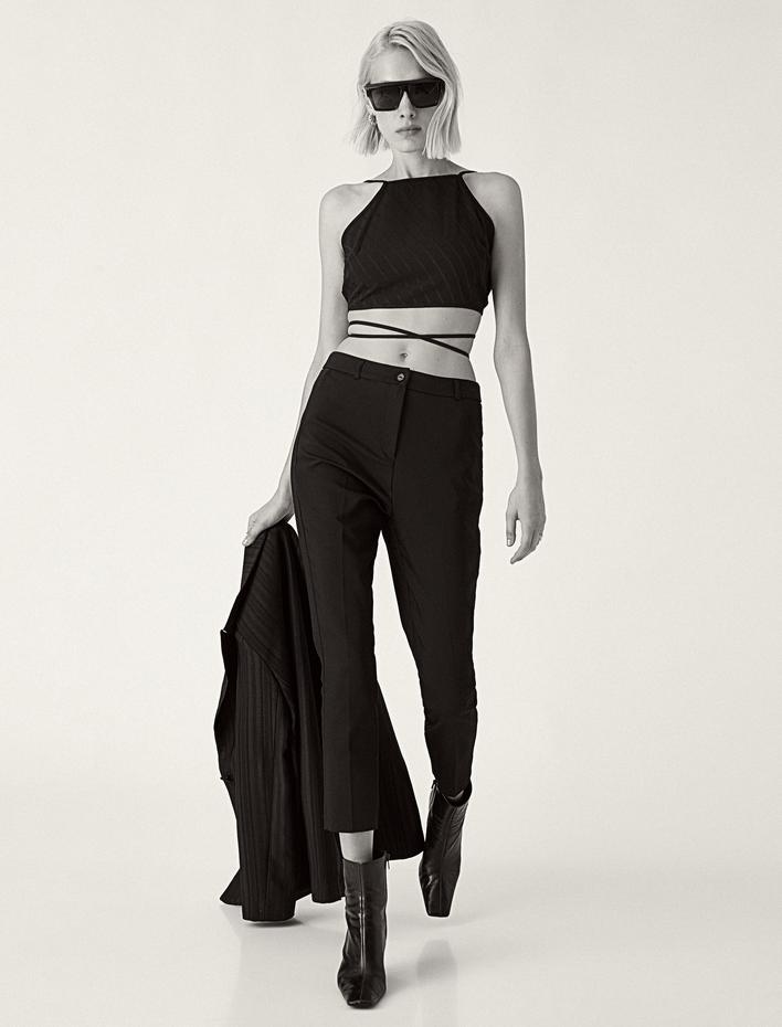  Yüksek Bel Basic Pantolon