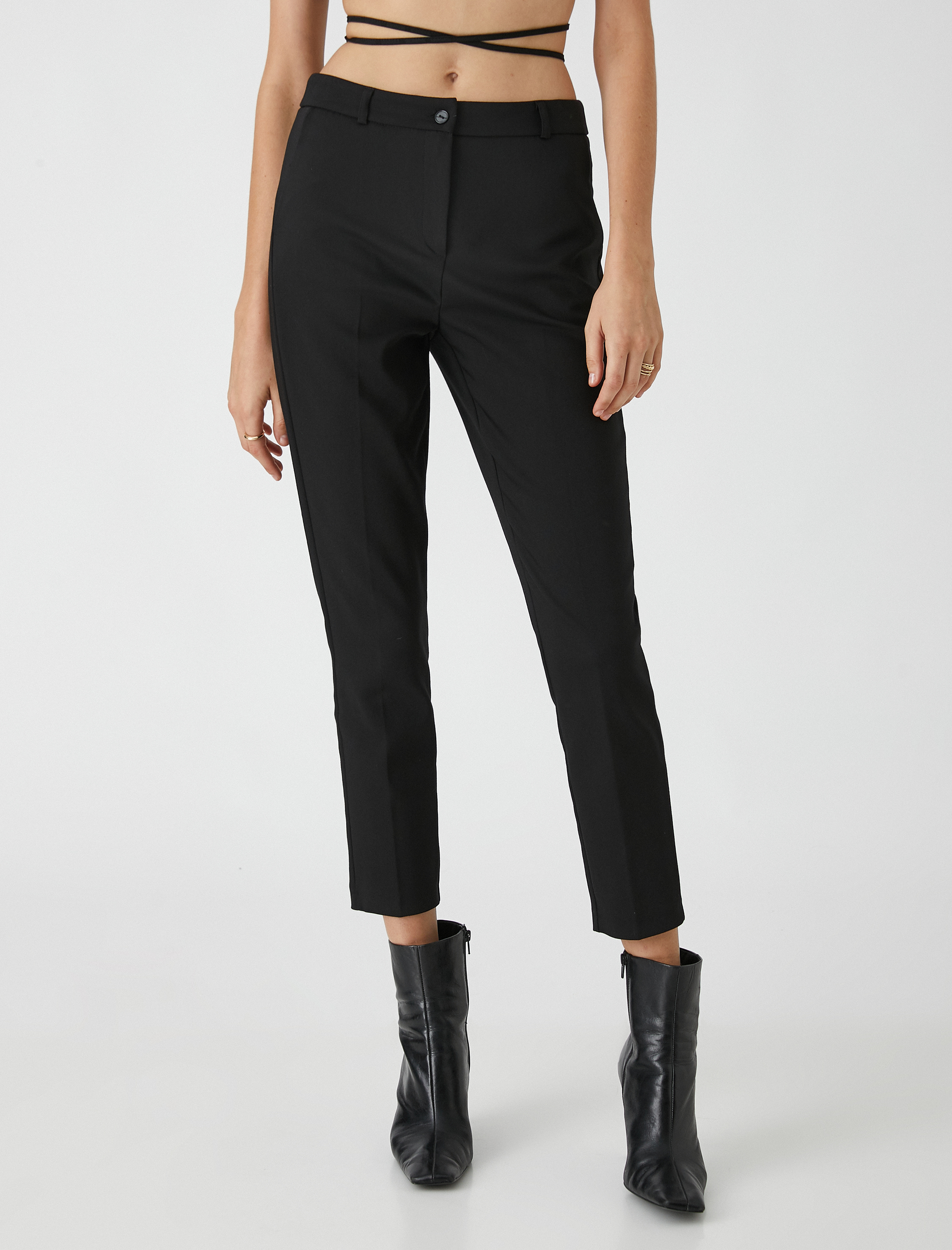   Yüksek Bel Basic Pantolon