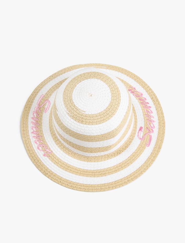 Kız Çocuk Hasır Şapka