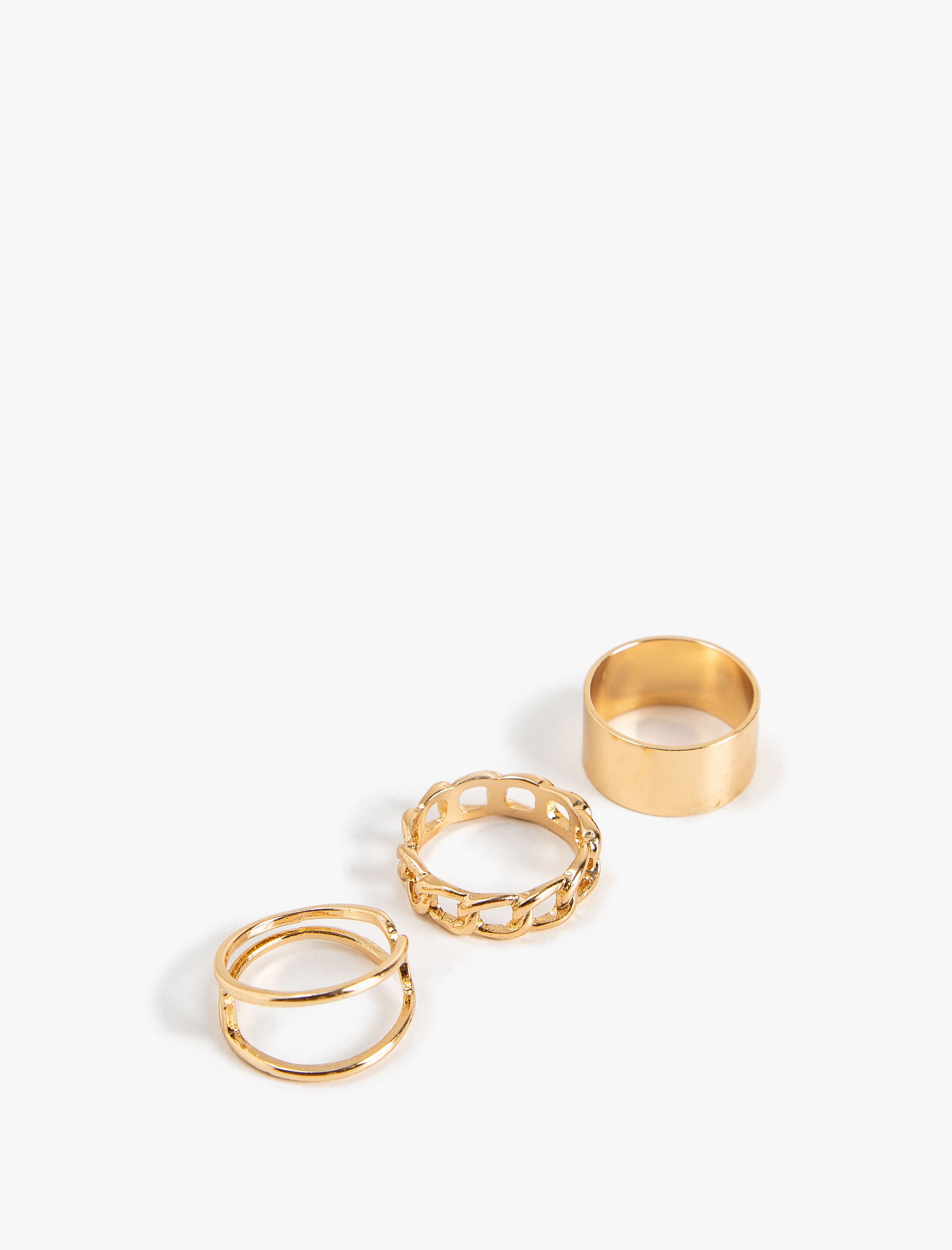  Kadın 3'lü Yüzük Seti