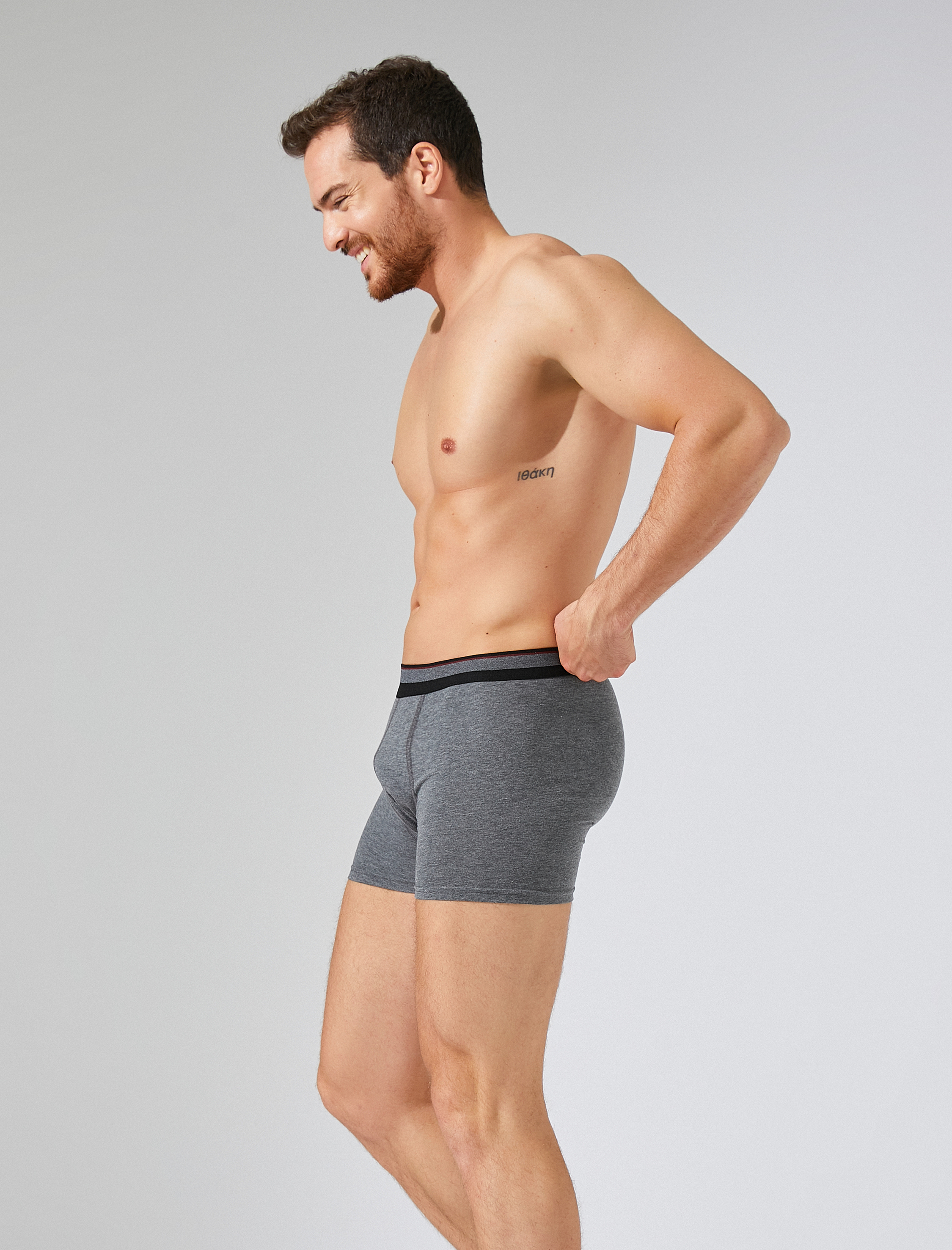   3'lü Boxer Seti Pamuklu Oyun Baskılı