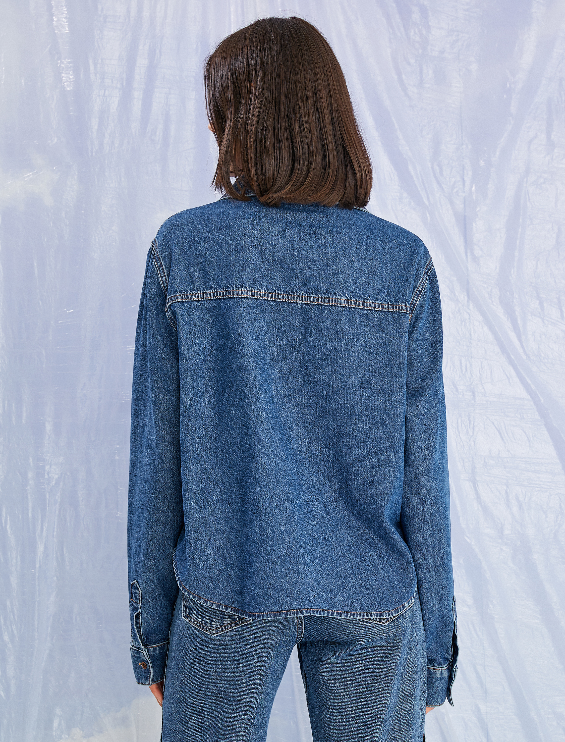   Kot Gömlek Uzun Kollu Cepli