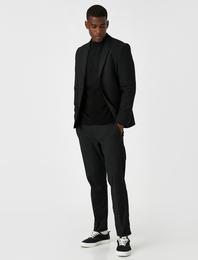 Basic Blazer Ceket Cepli