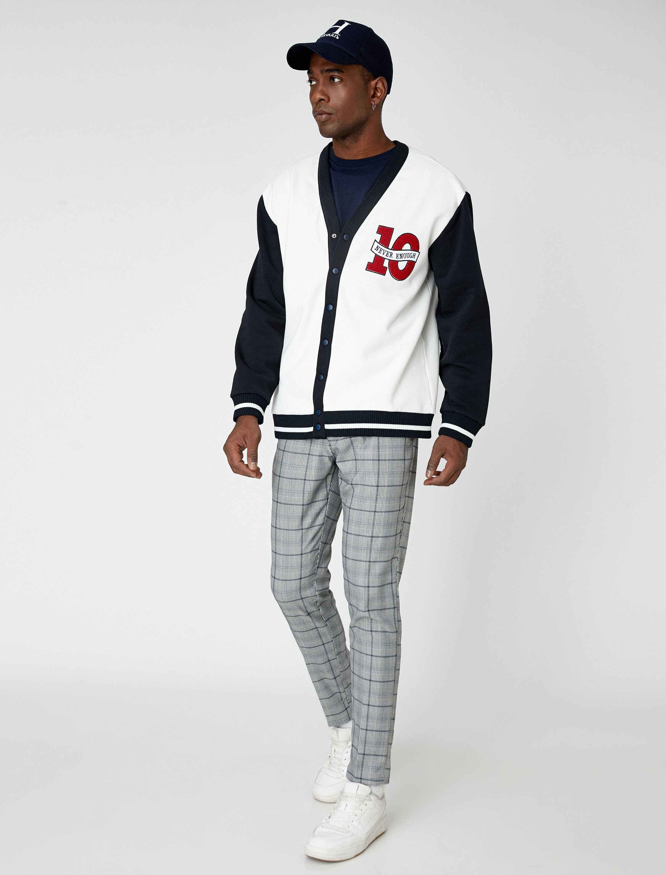   Basic Ekoseli Pantolon