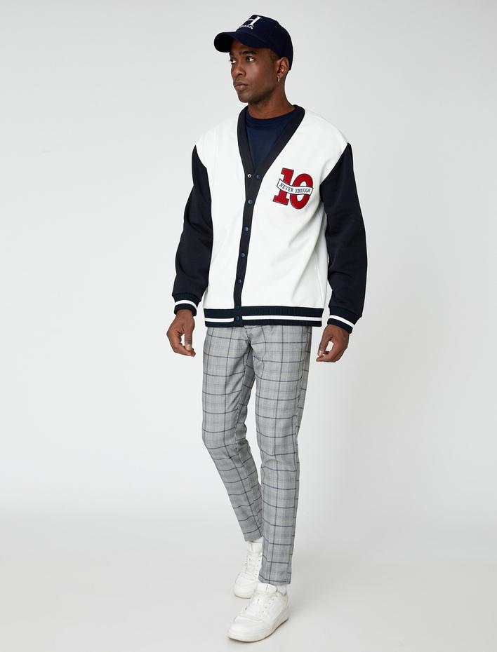  Basic Ekoseli Pantolon