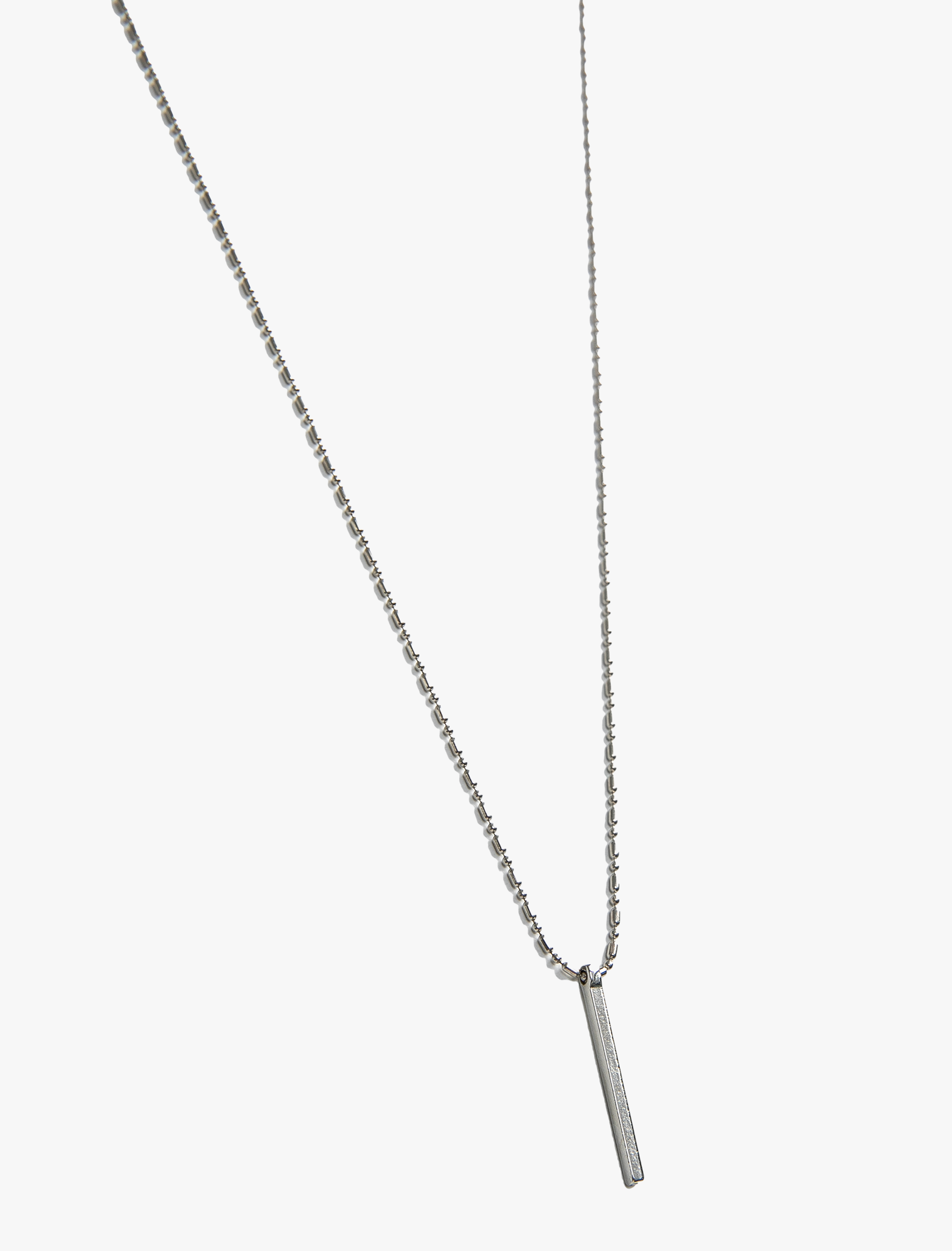  Erkek Basic Zincir Kolye Metal Uçlu